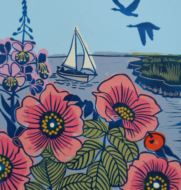 Kate Heiss Wild Rose at High Tide