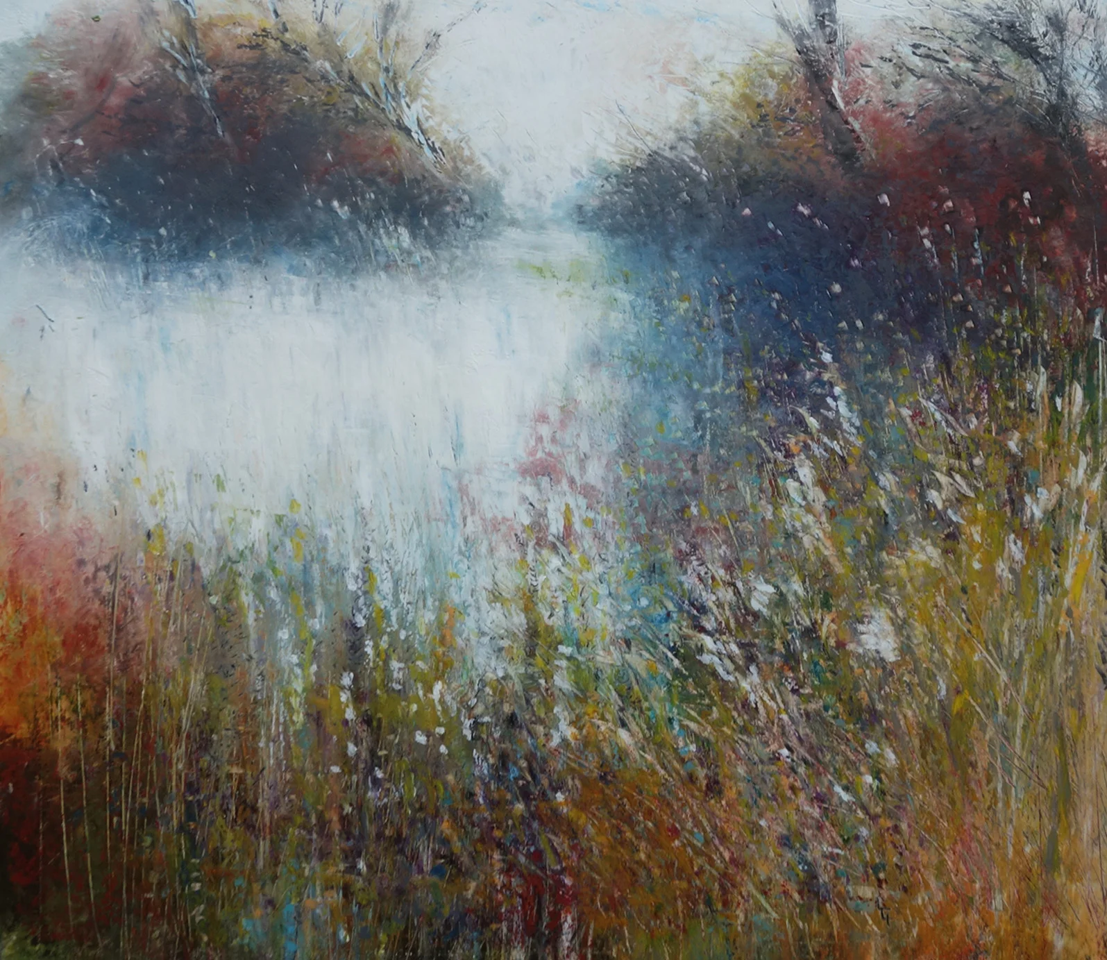 Remembering oil pastel and pencil SOLD