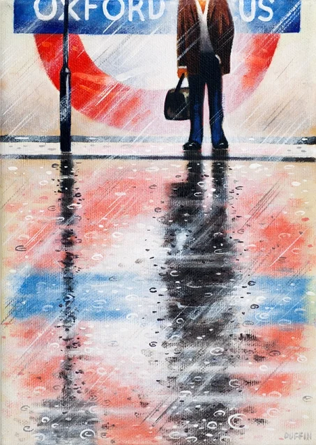 Oxford Circus Oil 21 x 15 cm £495