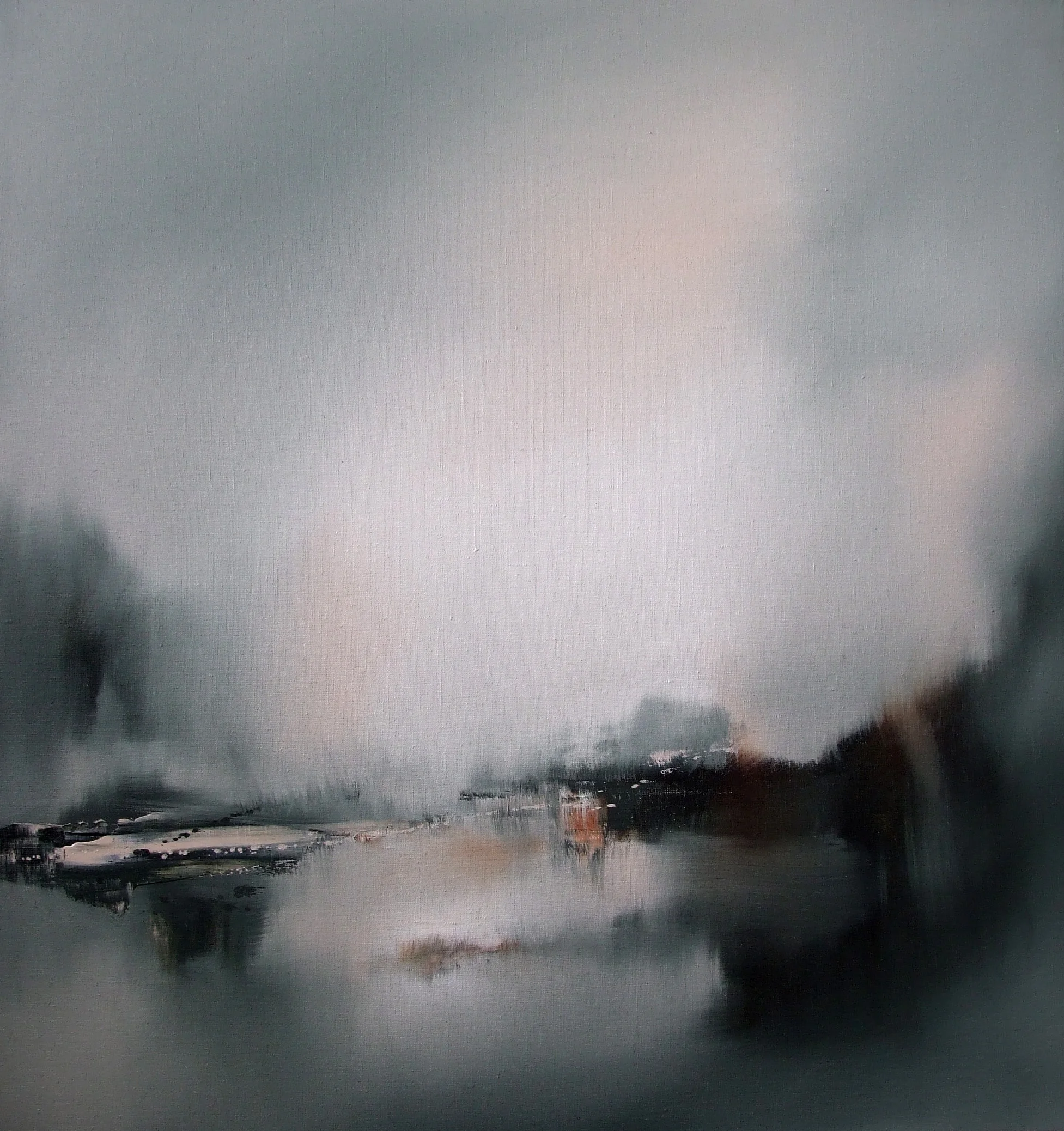 Cobweb (Soft Tide, Drifting) Oil on Linen 30 x 28 inches sold