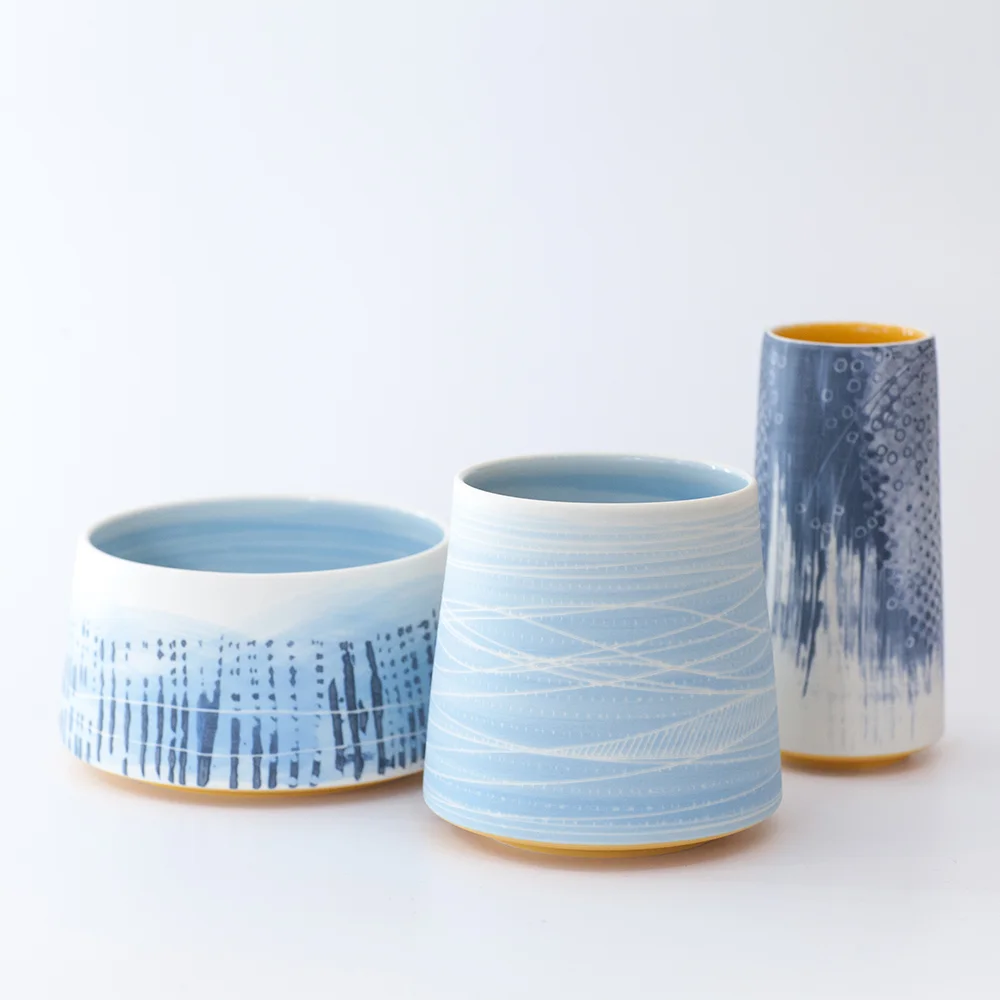 11 x 11 x 6cm | 8.5 x 8.5 x 8.5 | 5 x 5 x 11cm £120 (for set)