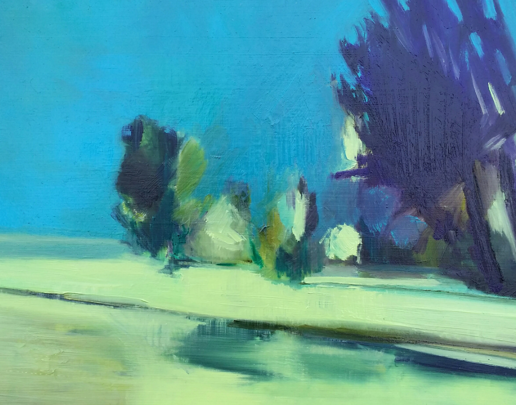 Norfolk Heath. Oil on board. 23 cm x 30 cm £395