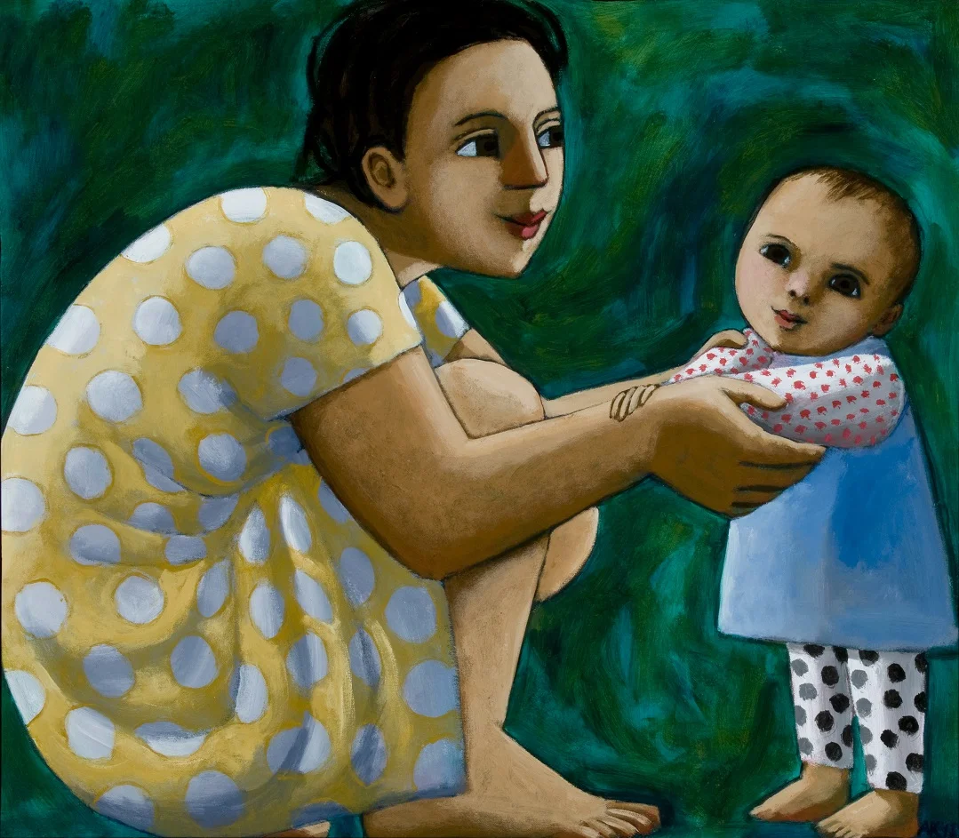Lois Standing Acrylic on canvas 71 x 80cm £4,500