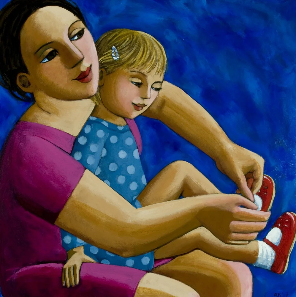 New Shoes Acrylic on canvas 76 x 76cm £5000