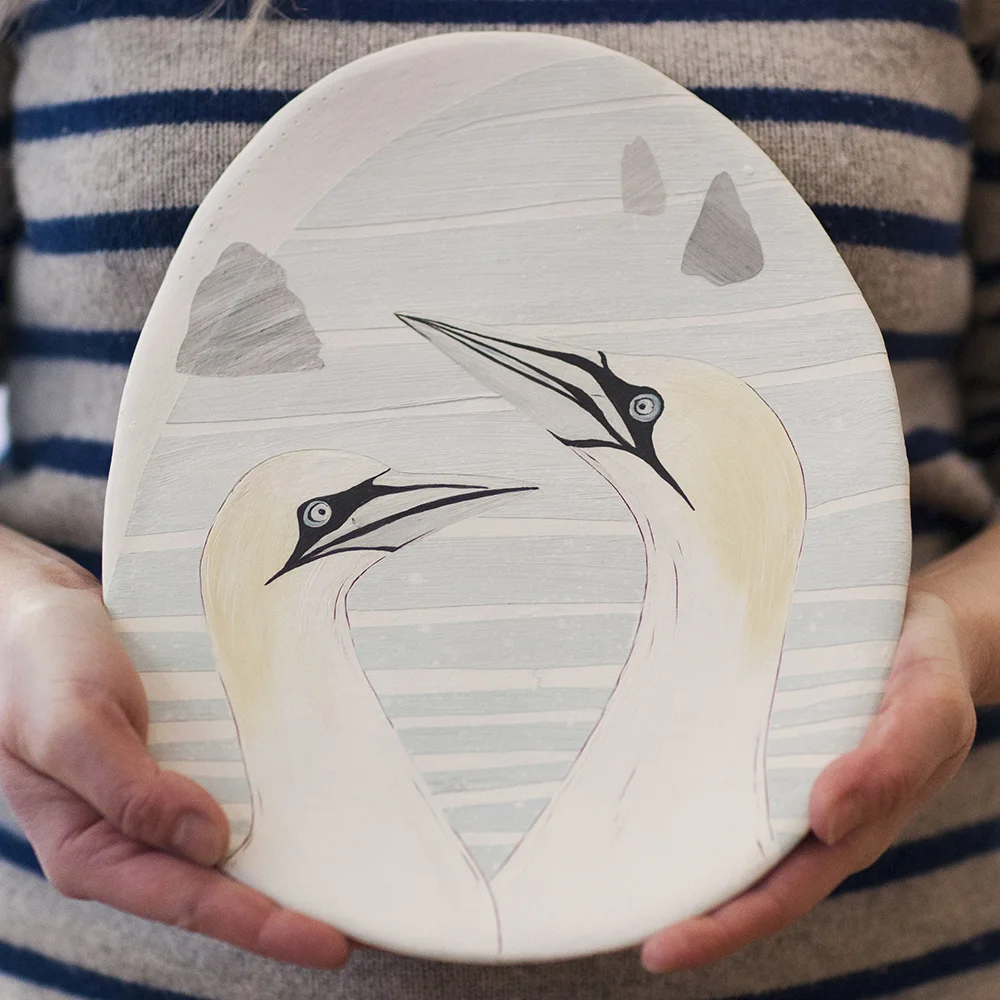 Northern Gannets ceramic 28x22cm £125