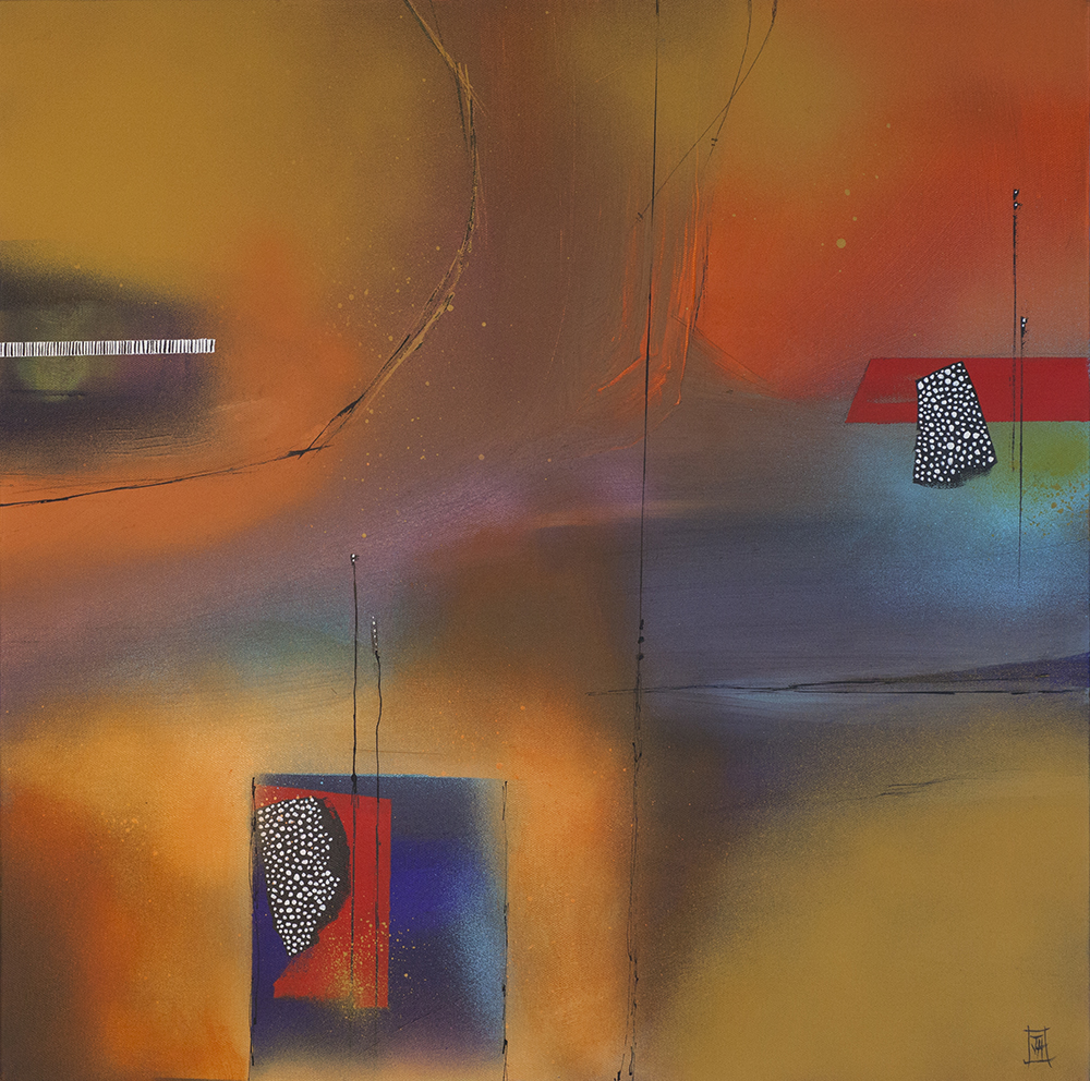 Abstract no8 acrylic on canvas 62cm x62cm £490