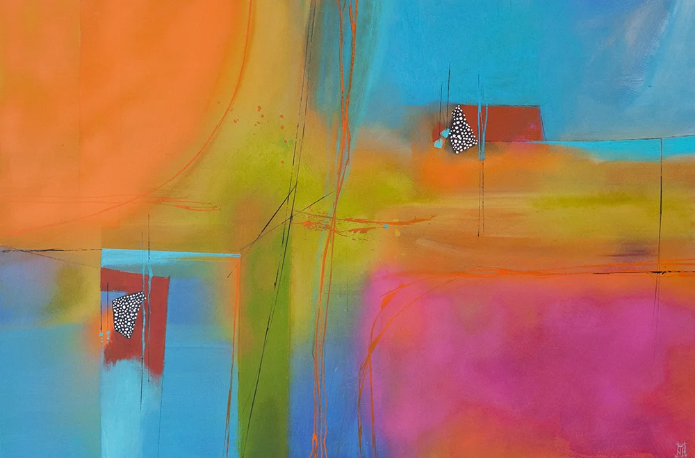 Abstract no1 acrylic on canvas sold
