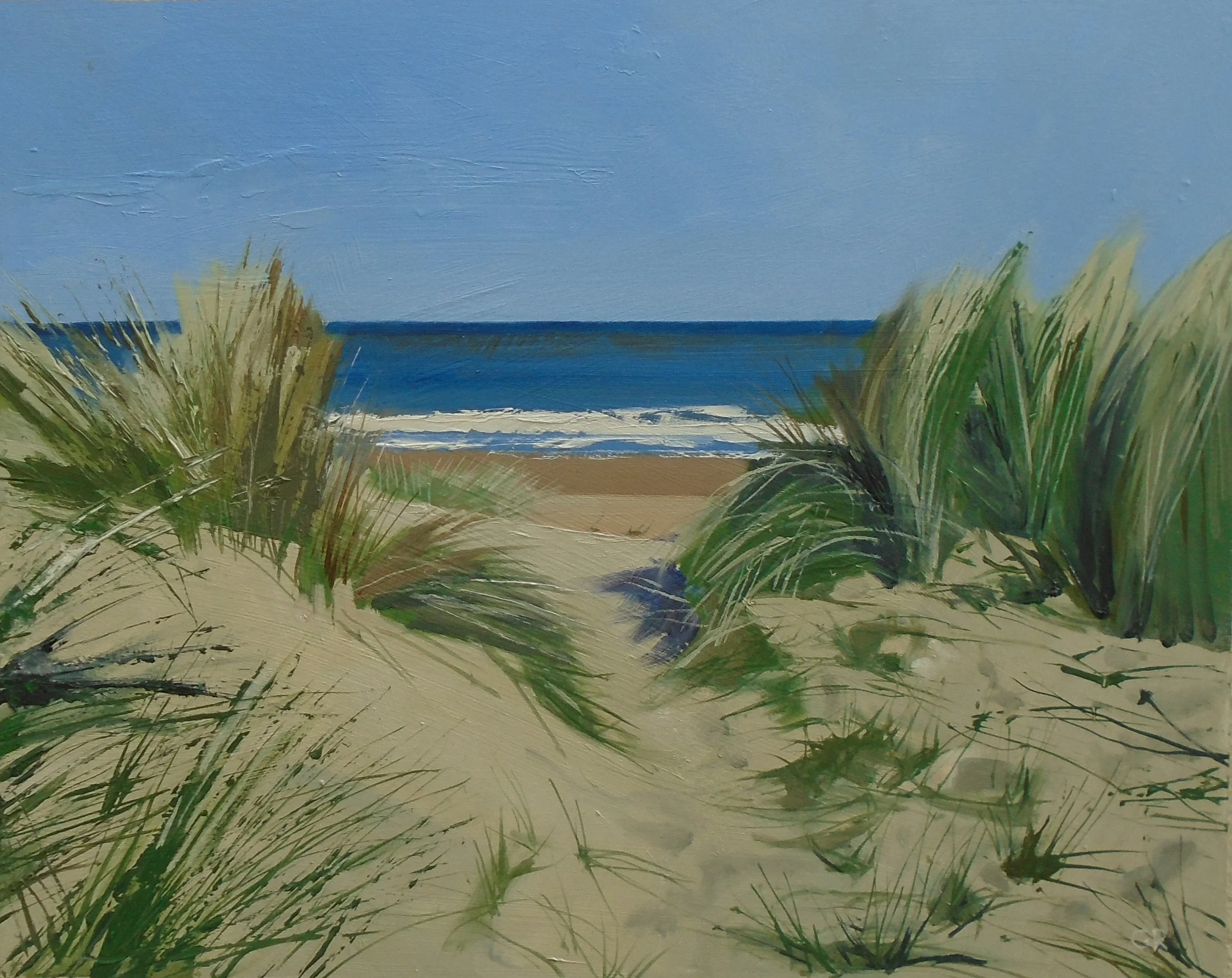 Morning Breeze Oil on Board 39 x 49 cm sold