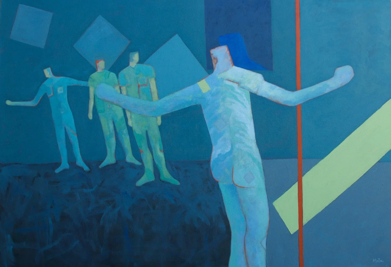 Farewell acrylic on board 130 x 91 cm £950