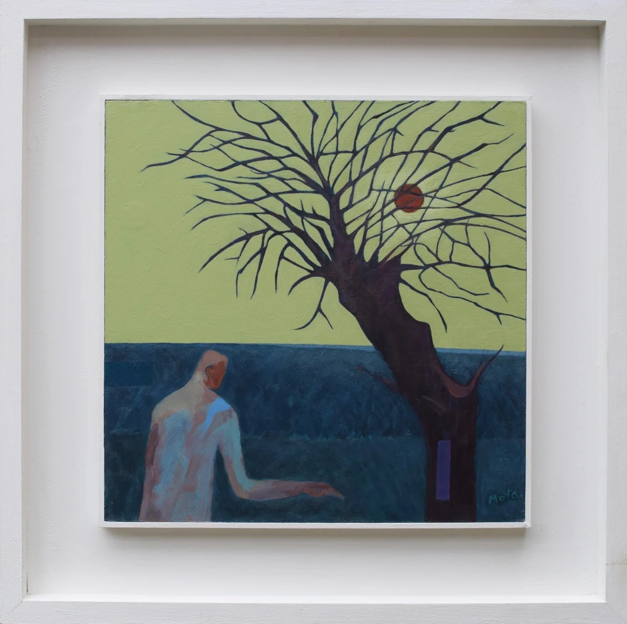 Twilight acrylic on board 34 x 34 cm framed £550