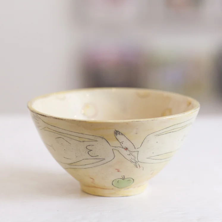 Bowl ceramic 8 x 15 cm sold