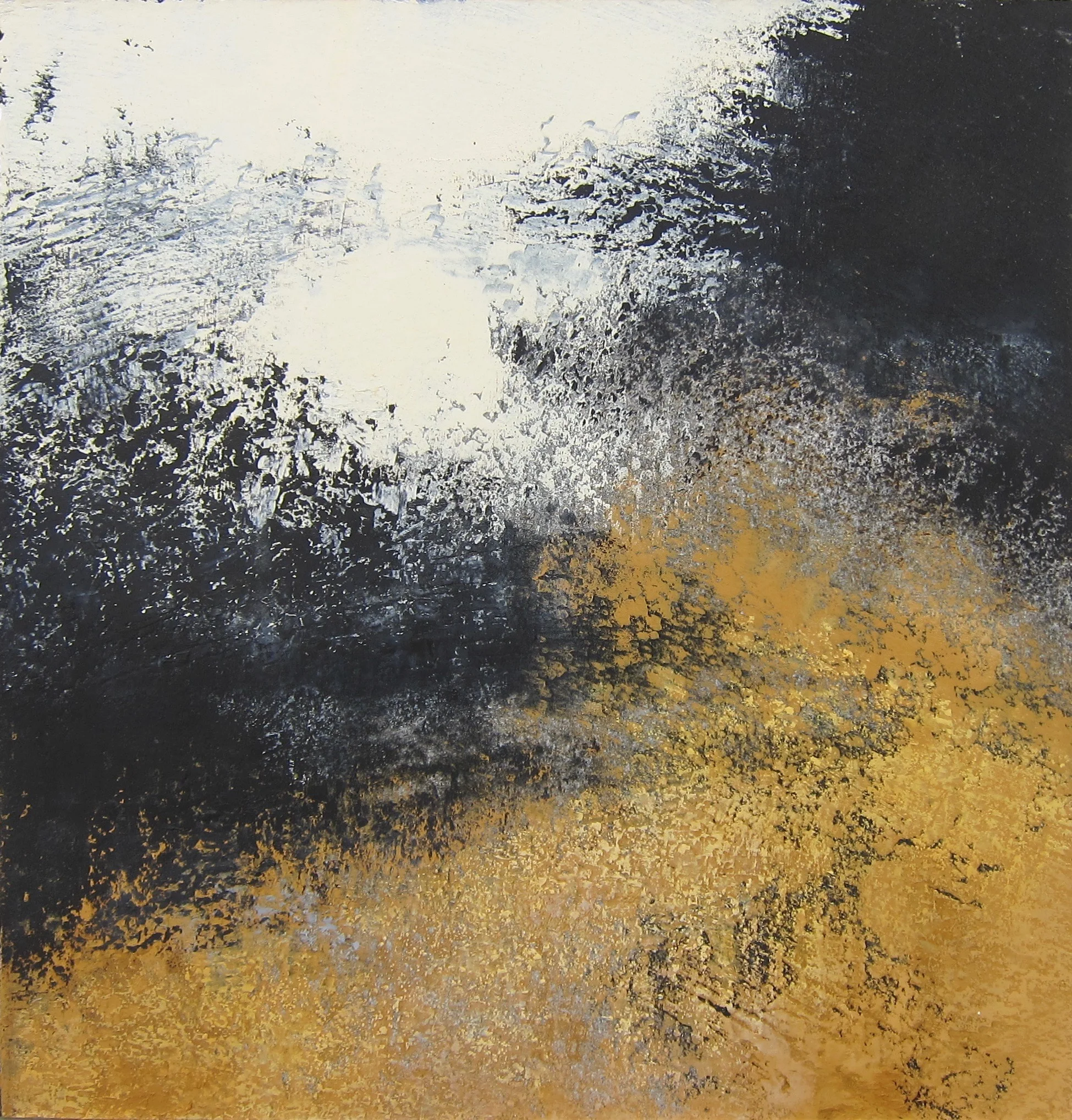 Harvest Moon oil and cold wax 42 x 41 cm £325