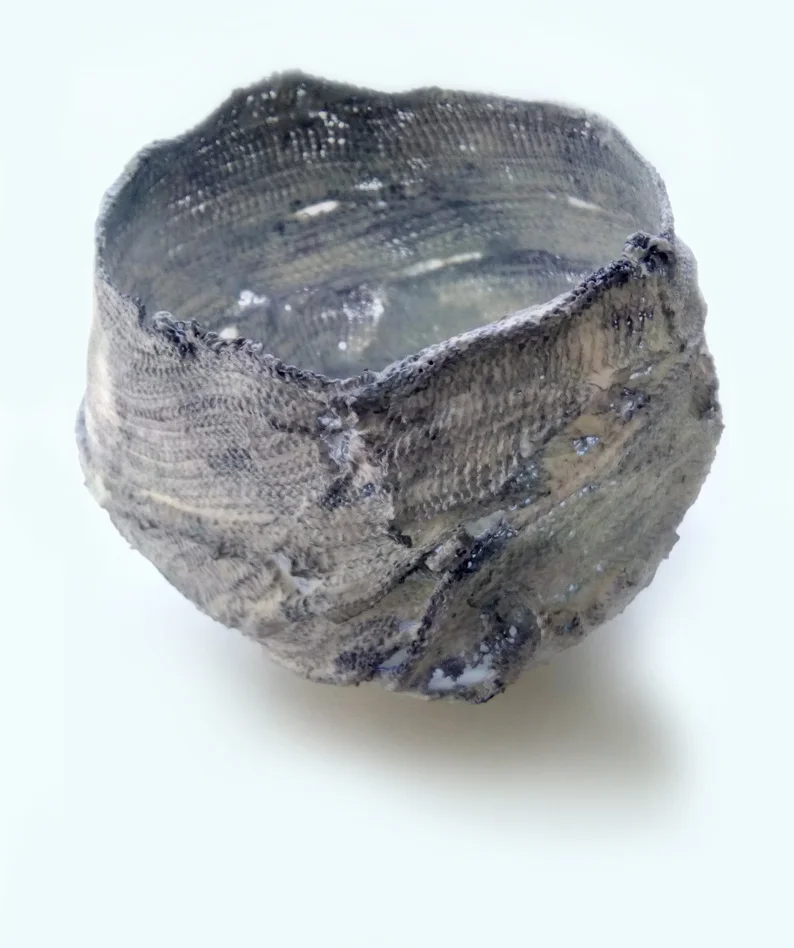 Large Sunkissed Bowl Porcelain/Cyanotype 15 x 18 x 16cm £98