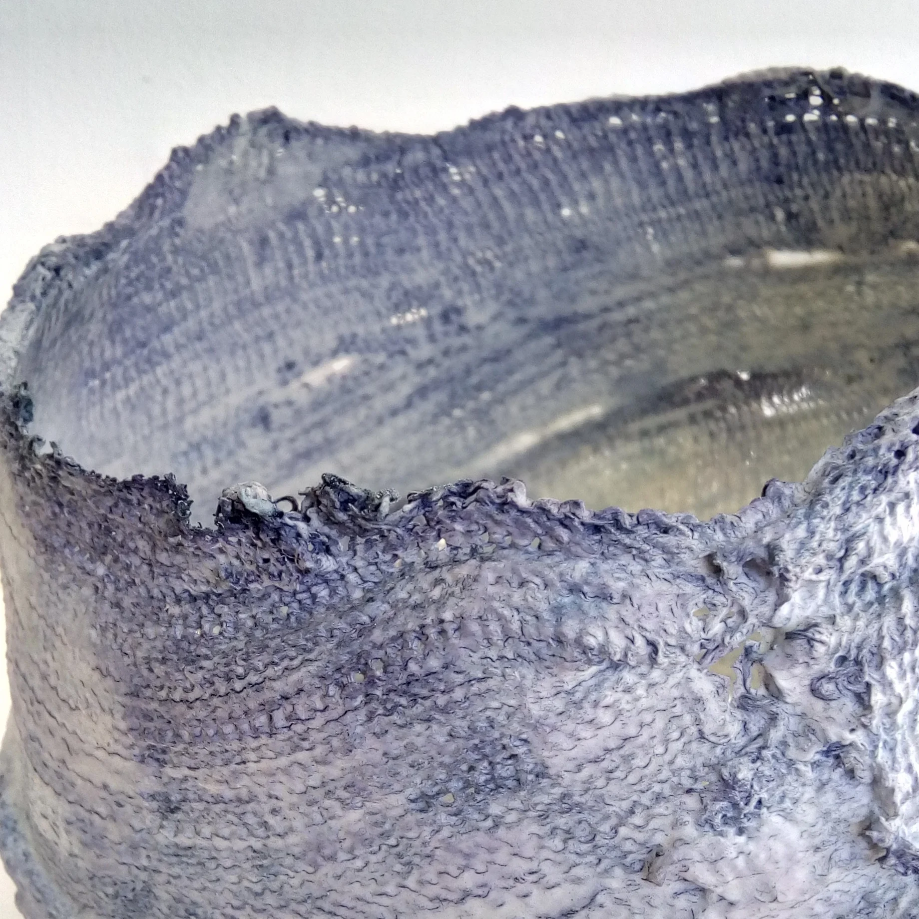 Large Sunkissed Bowl Porcelain/Cyanotype 15 x 18 x 16cm £98