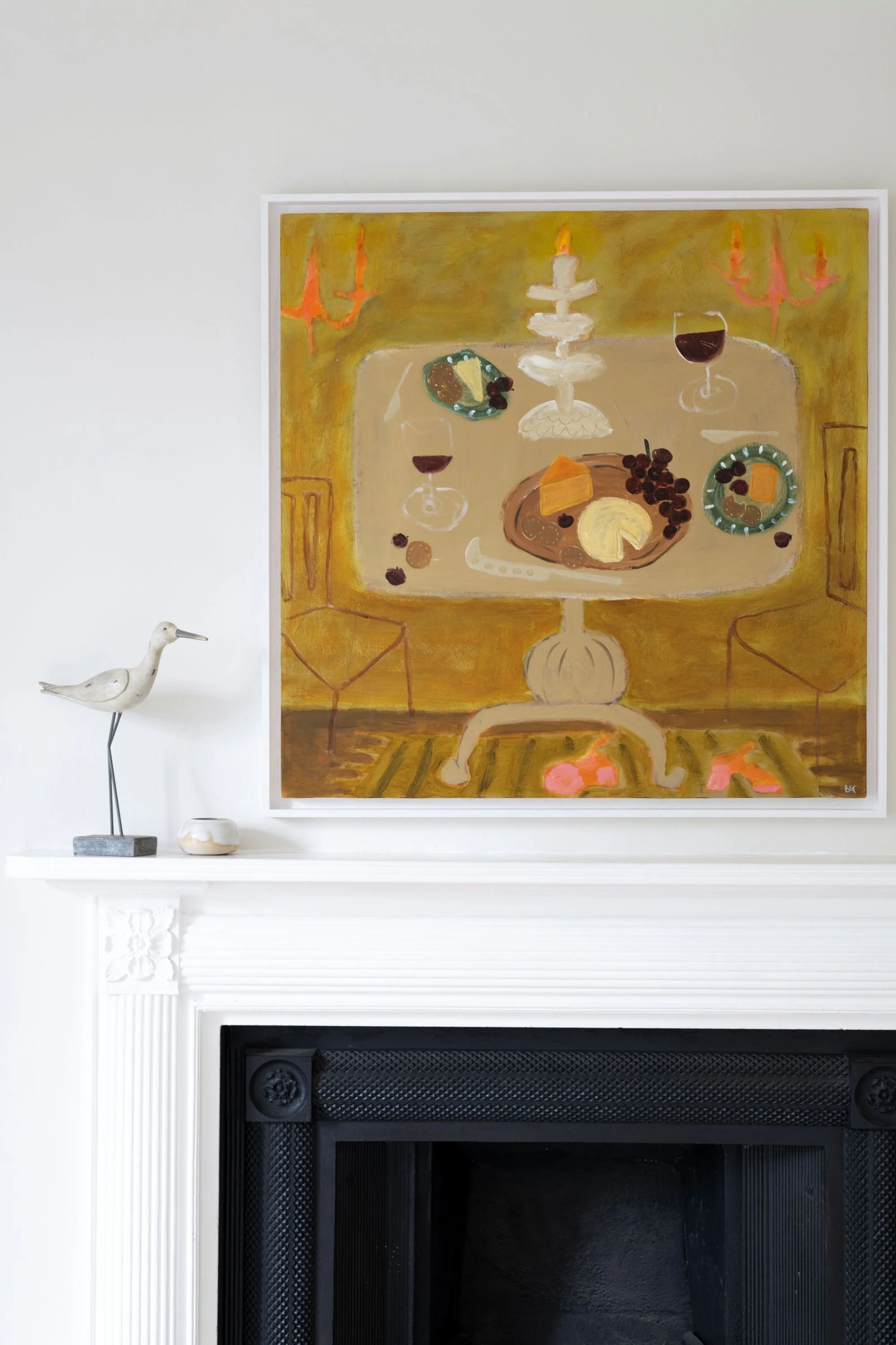 Shoes Off & Candlelight Framed in Situ sml.jpg