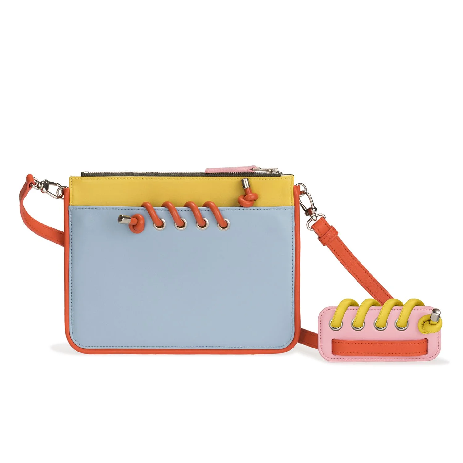 Body Spiral Colour: Orange Silicone. Strap Spiral Colour: Yellow Leather.