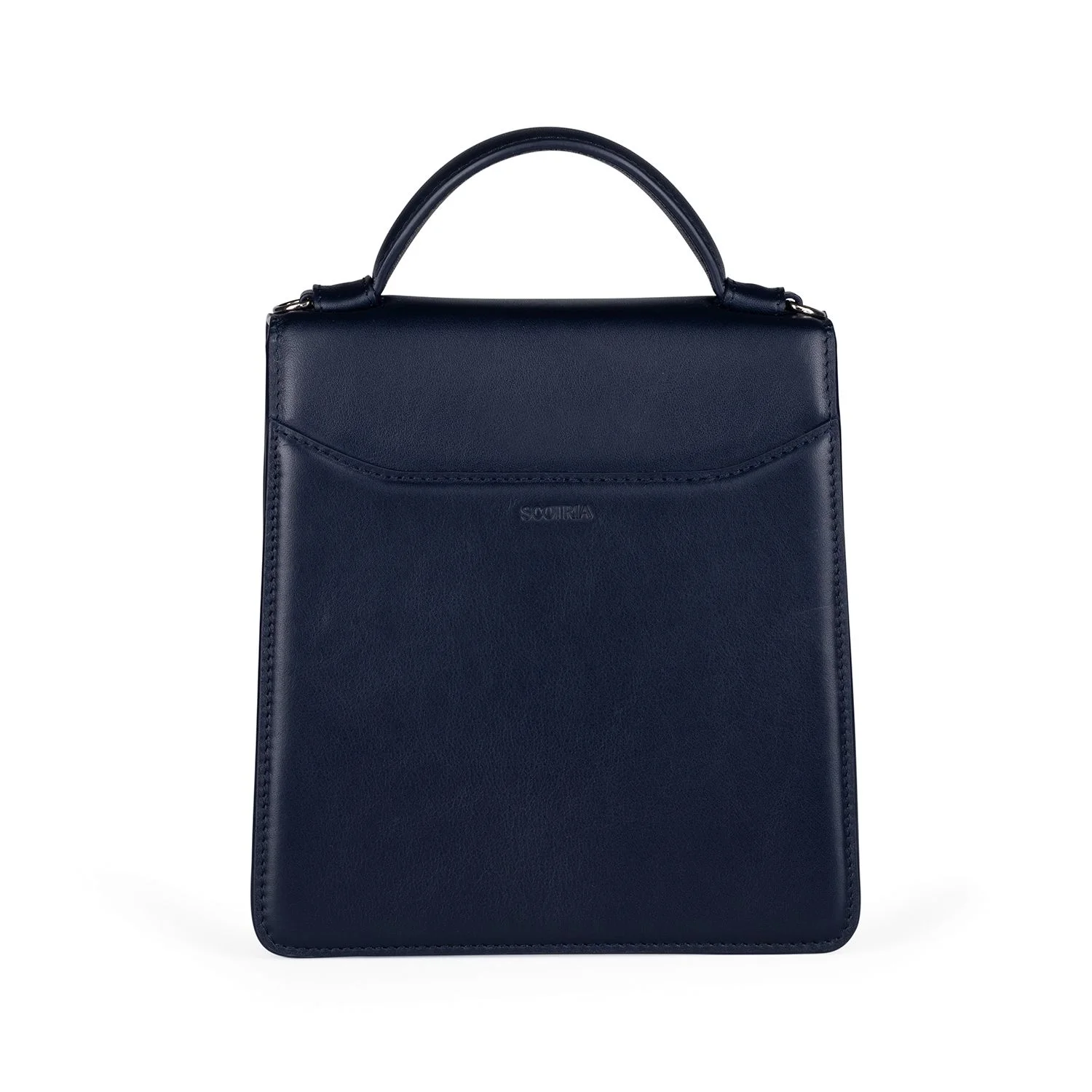 Body Spiral Colour: Navy Leather. Strap Spiral Colour: Navy Leather.