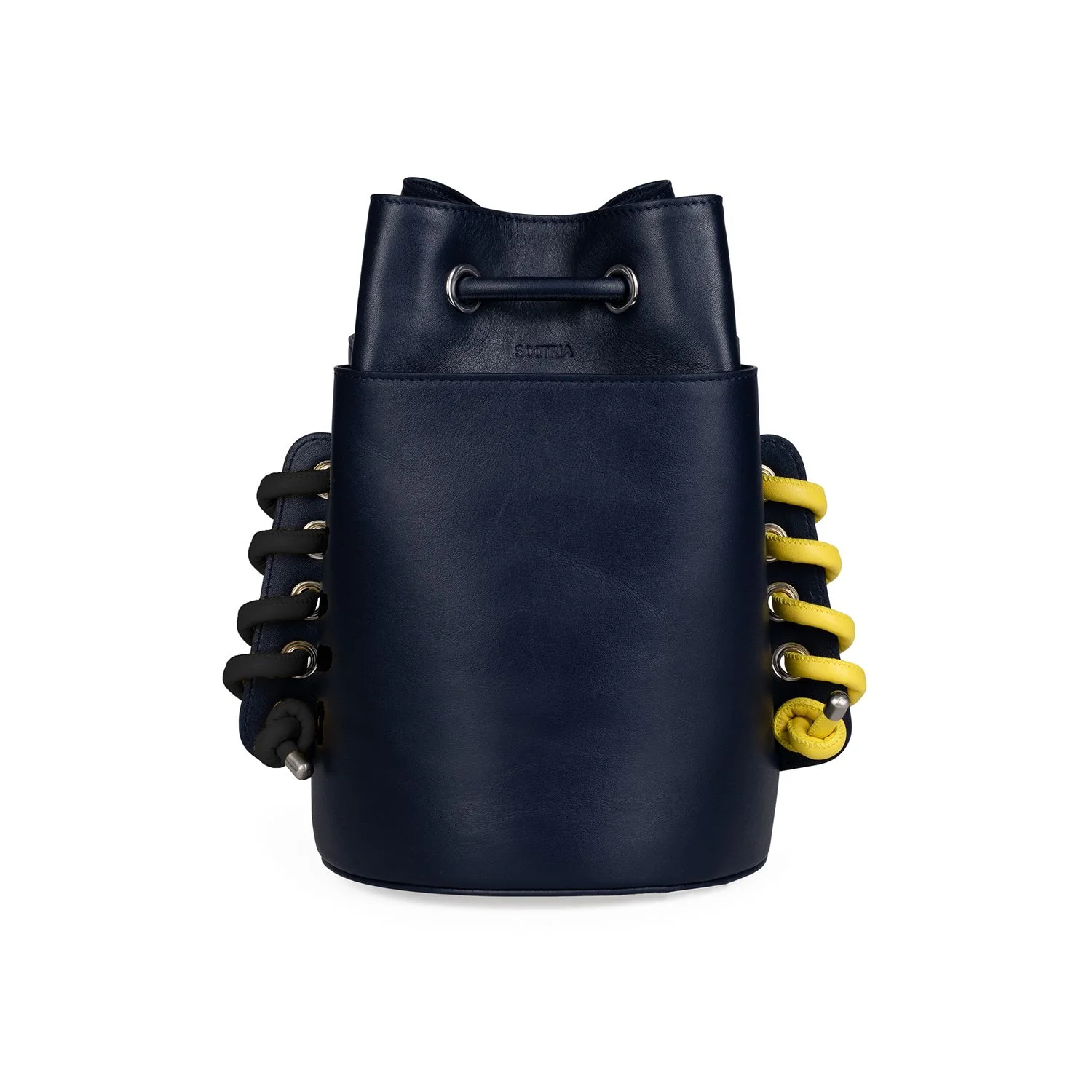Body Spiral A Colour: Yellow Leather. Body Spiral B Colour: Black Silicone. Strap Spiral Colour: Transparent Silicone.