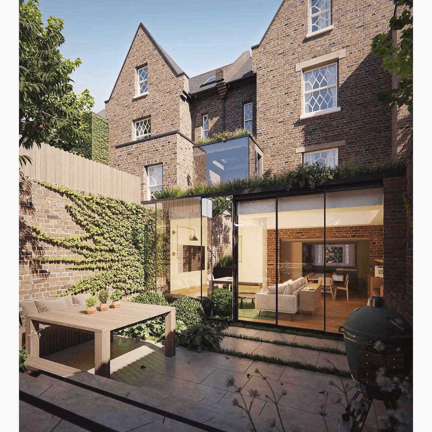 M I R R O R S

An incredible render of the double storey, mirrored extension to our Grade II Listed De Beauvoir Square Project. 

Having redesigned and managed the interior redesign of the top floors of the house as phase 1, this exciting second phas