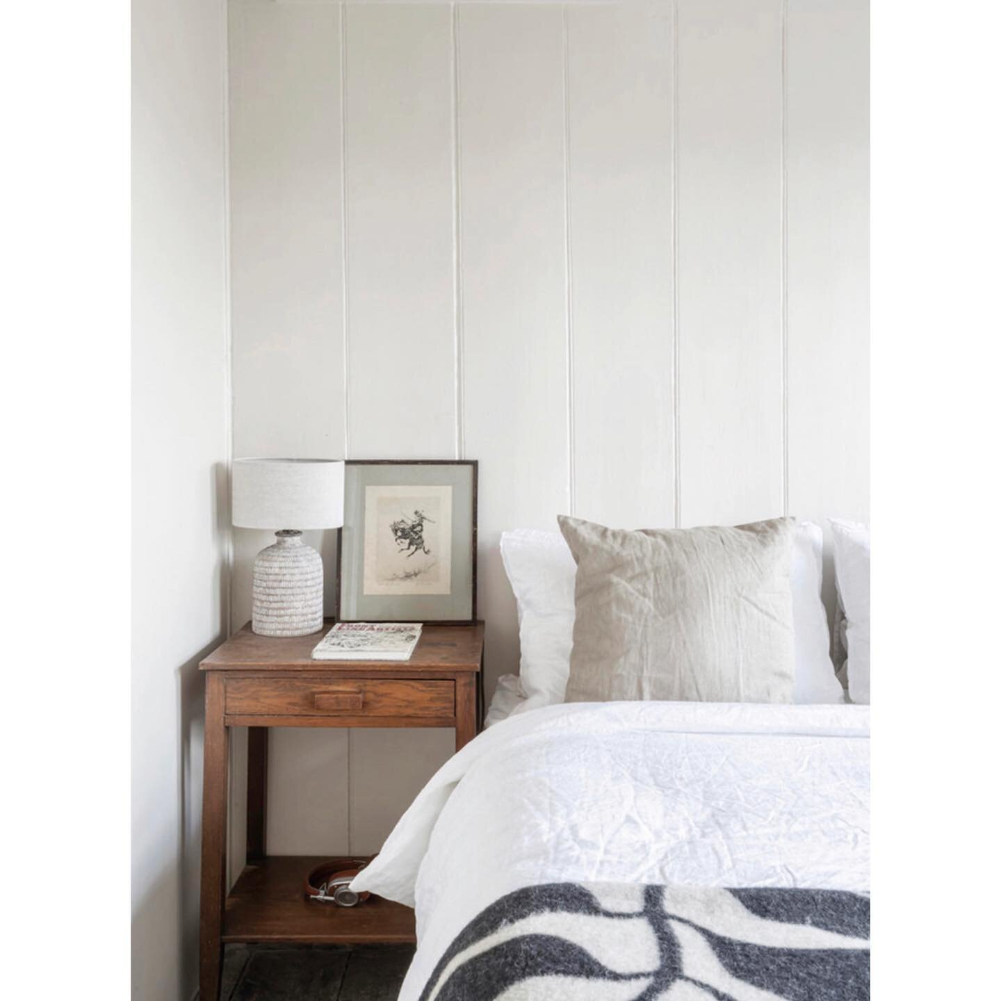 B E D 

A GREAT SHOT OF THE CALMING BEDROOM IN OUR &lsquo;COTTAGE ON THE HILL&rsquo; PROJECT.

Wanting to keep as much of the soul of the place whilst doing the full redesign, we kept and exposed as much of the beautiful original bones  and stone of 