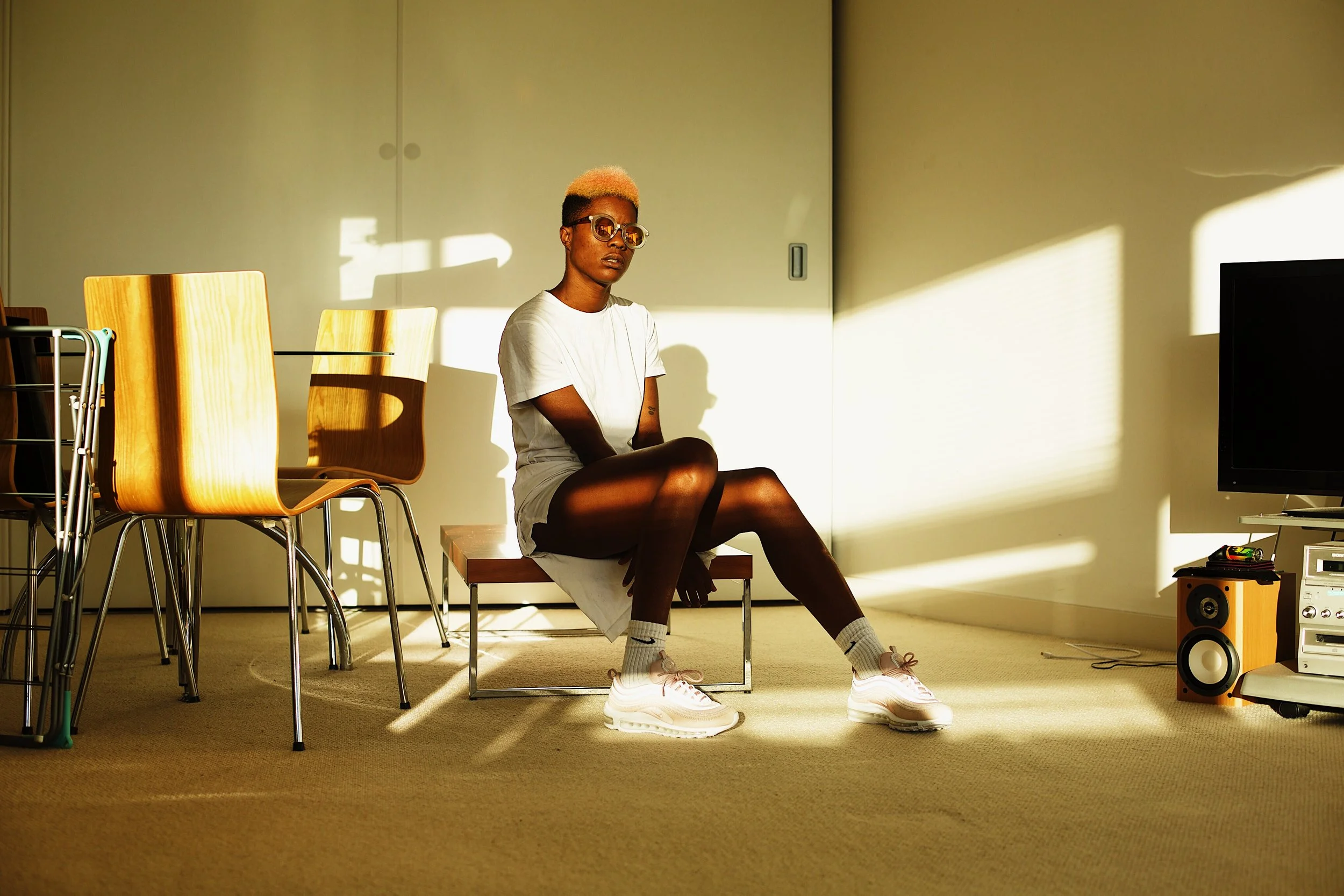 Leigh-Anne wears Nike Air Max 97 Silt Red