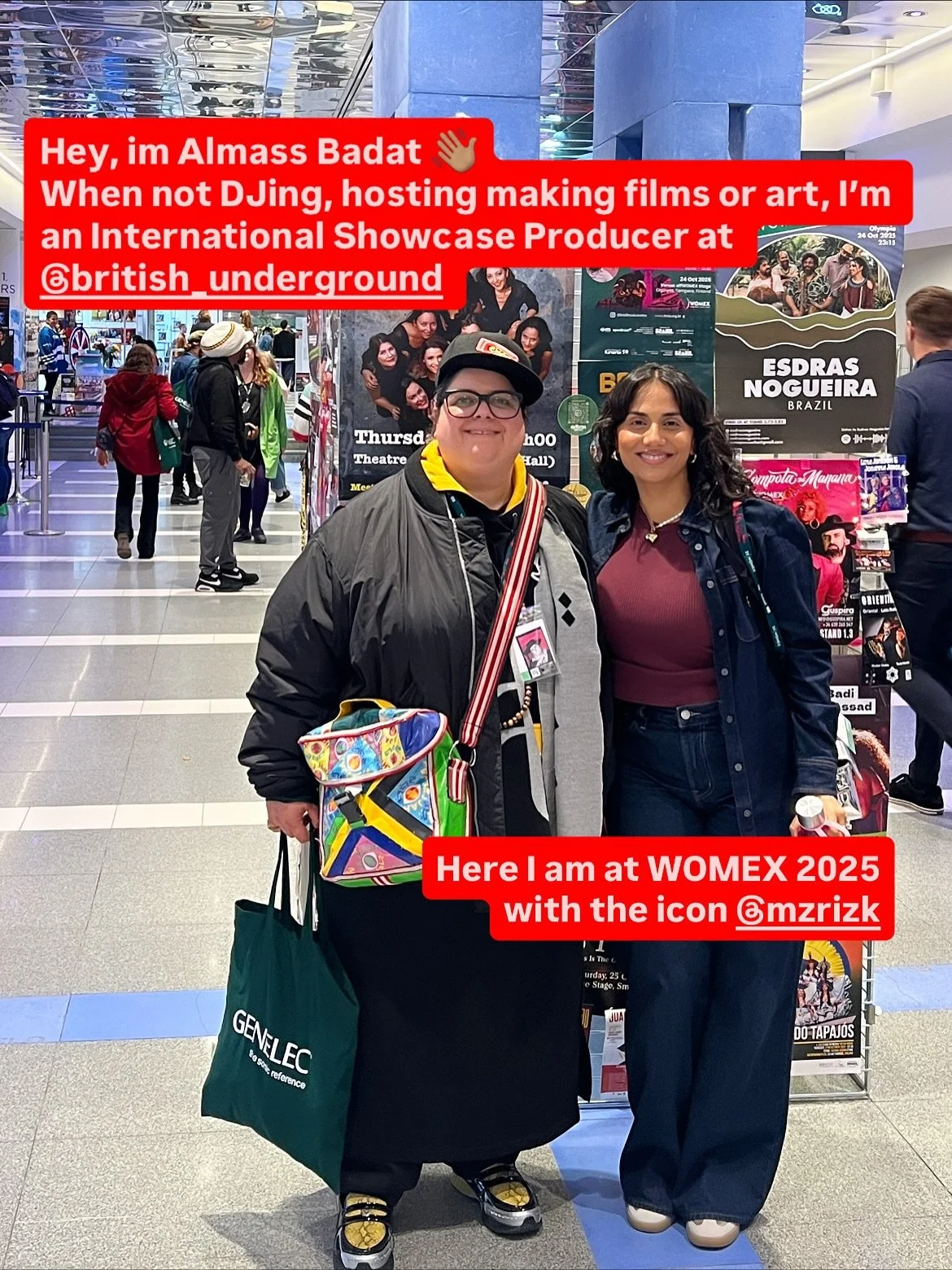 Ever wondered what I do when I&rsquo;m not DJing and creating? I&rsquo;m an International Showcase Producer at @british_underground

&ldquo;What the hell does that mean, Almass??!!&rdquo;

Okay okay, I hear you. Swipe across to see a window into some