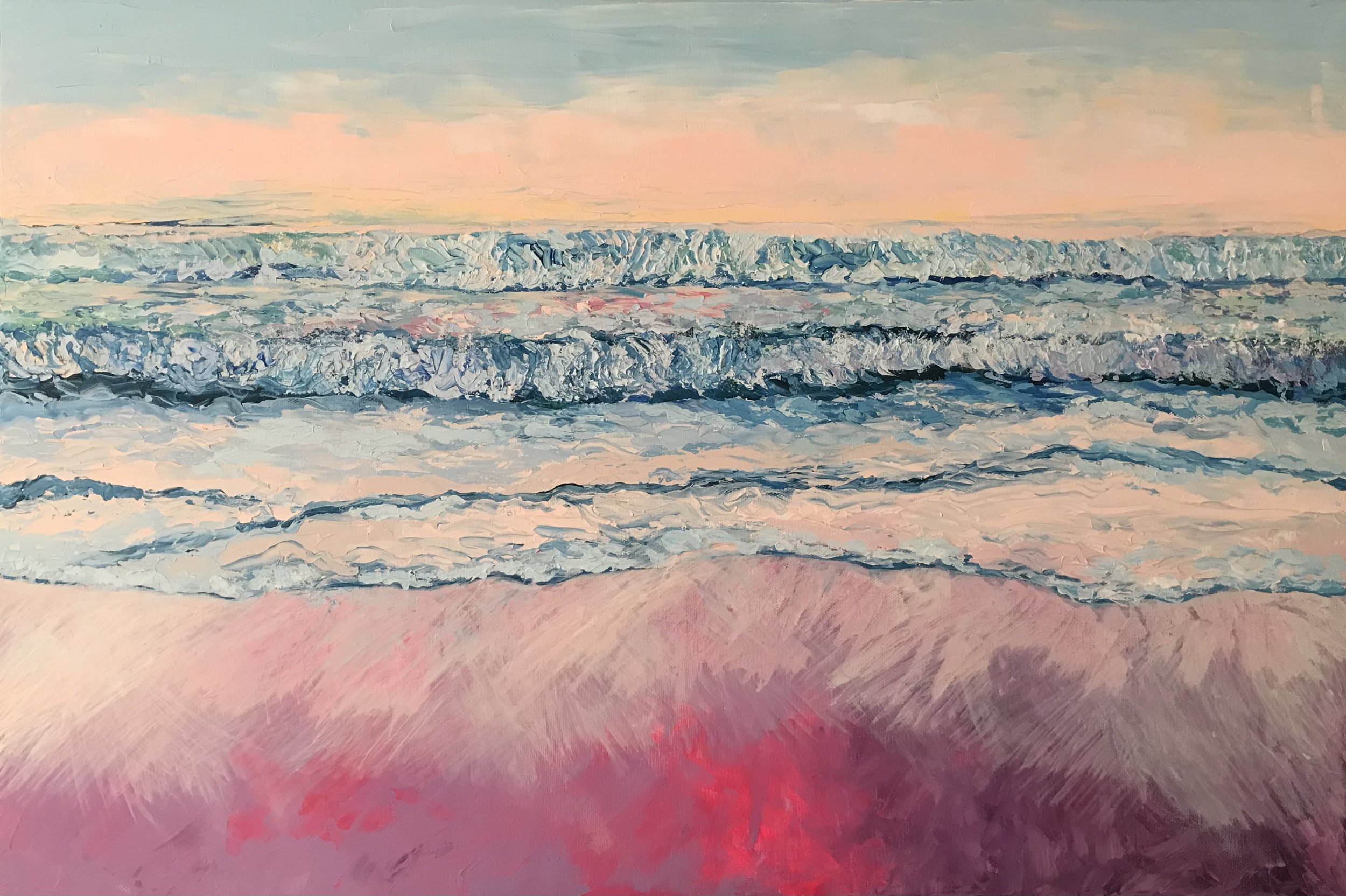 Original Painting. The Heart Of The Earth