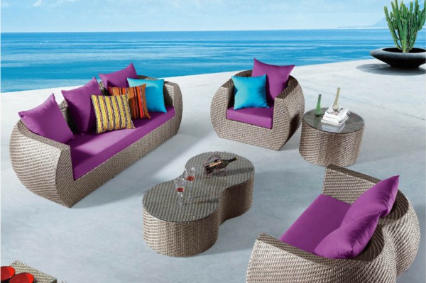 Jadon Outdoors, Purple Outdoor Furniture