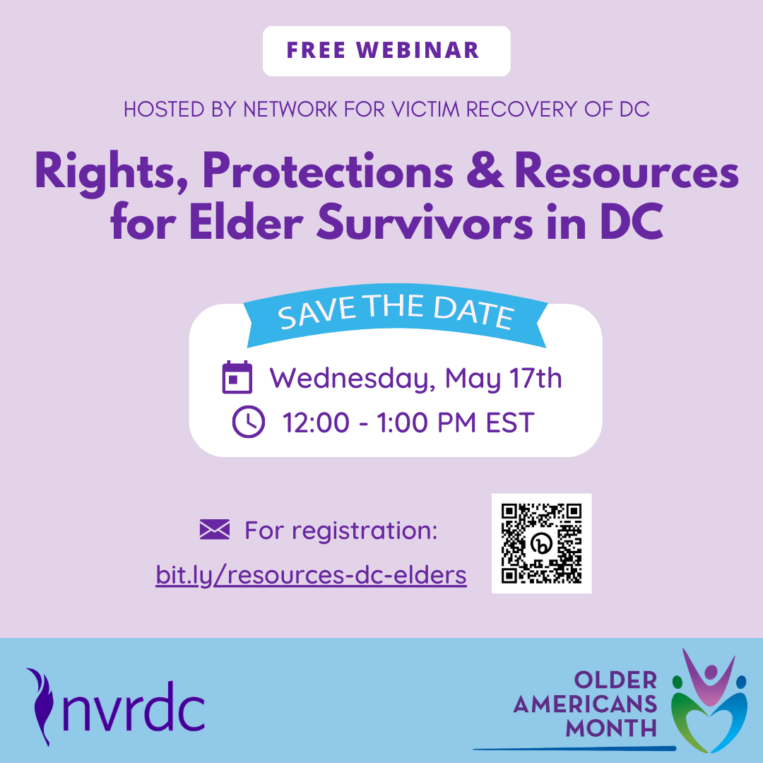 Rights, Protections and Resources for Elder Survivors in DC