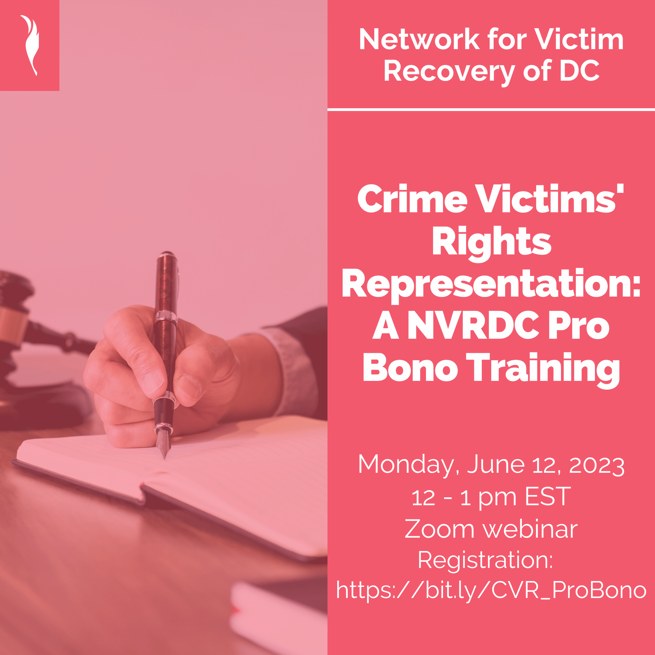 Crime Victims' Rights Representation: A NVRDC Pro Bono Training