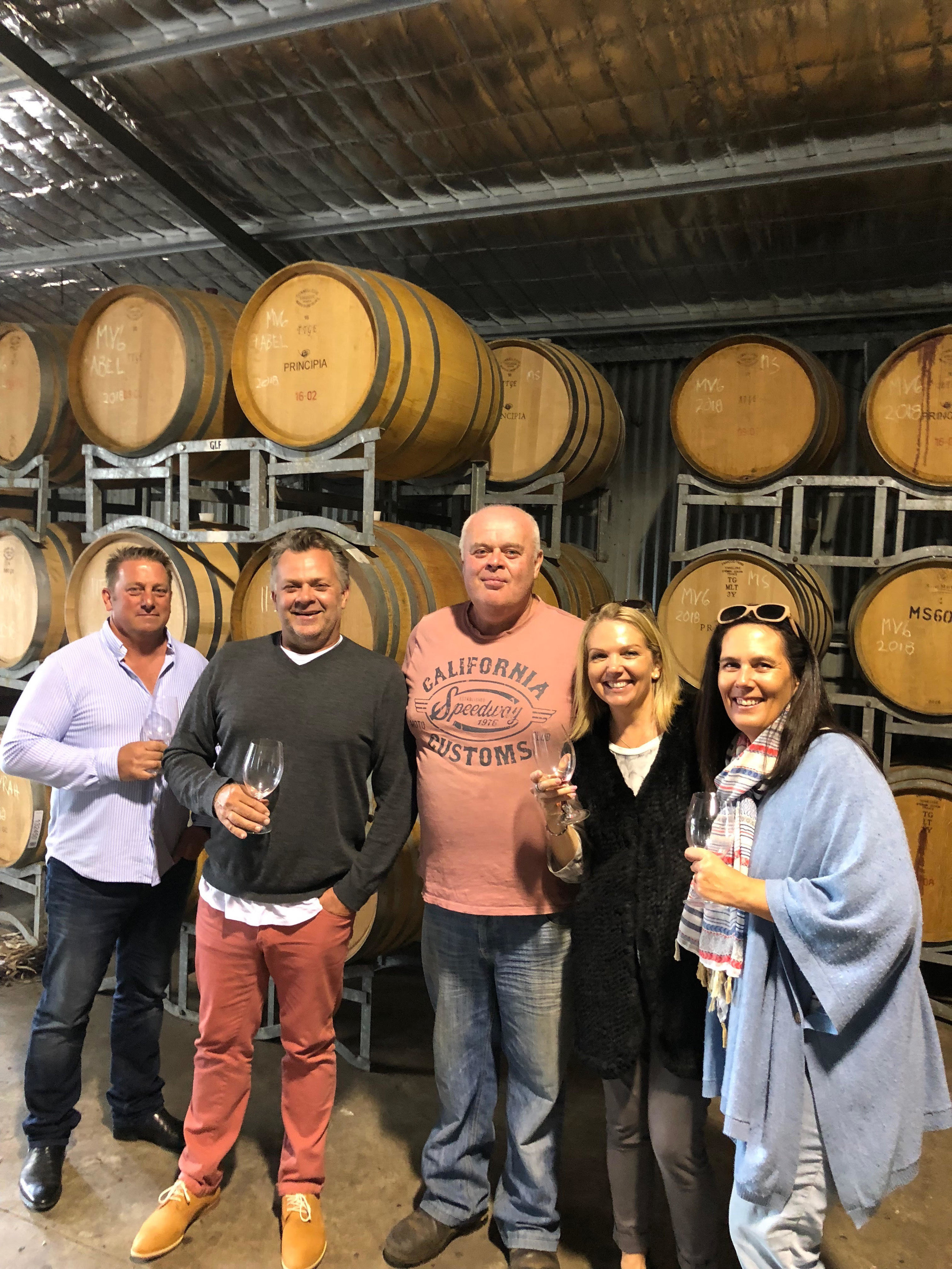 Mornington Peninsula Wine Tour tastes wines from Principia barrel in Main Ridge.jpg