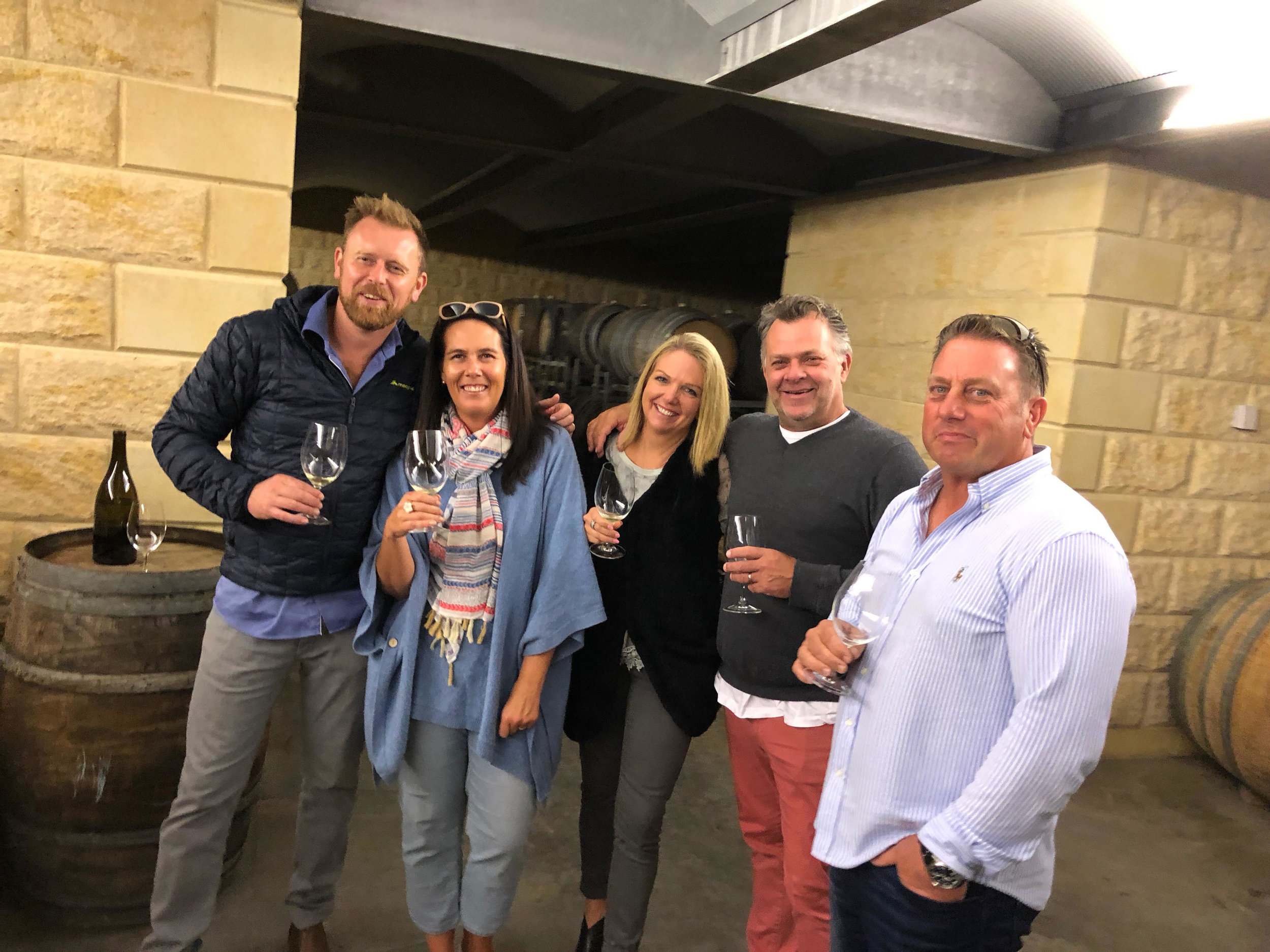 Mornington Peninsula Wine Tour tastes wines from Ocean Eight barrel in Mornington.jpg
