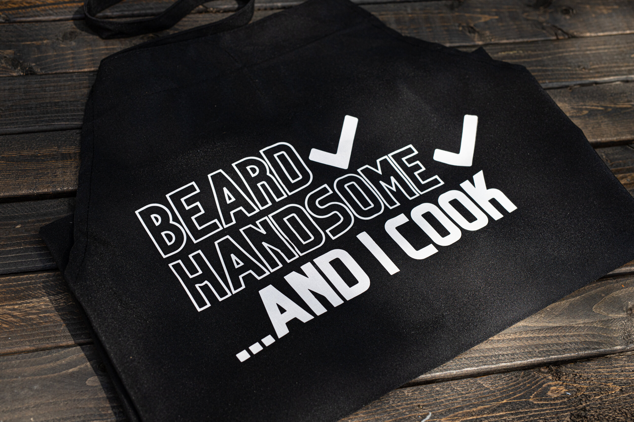 Bearded Chefs Apron and Hat Set