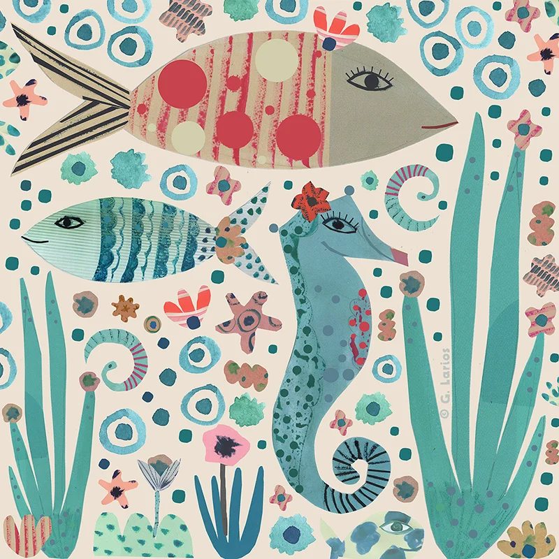 The Seahorse and the Fishes