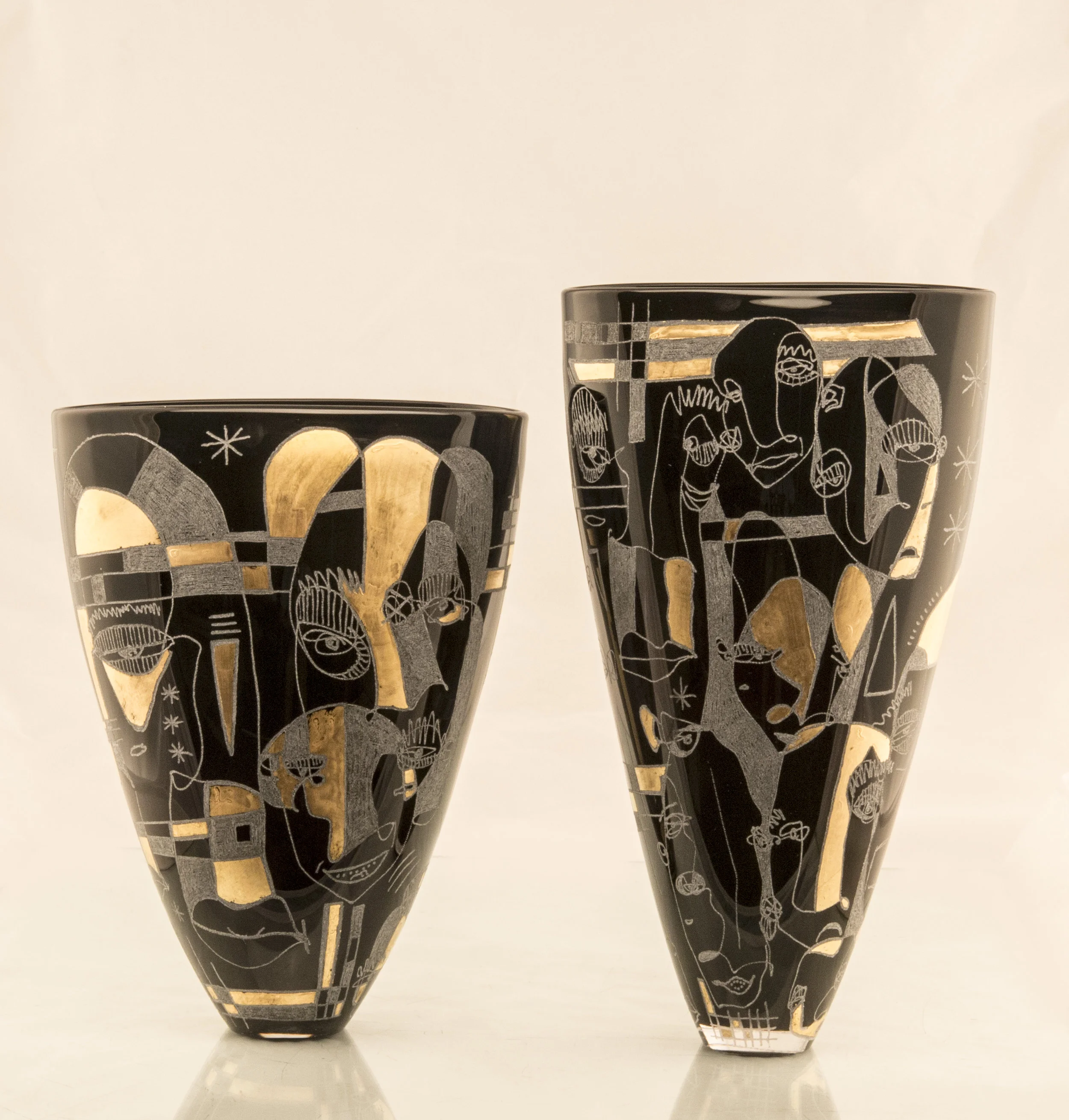 BLack and gold flattened taper .jpg