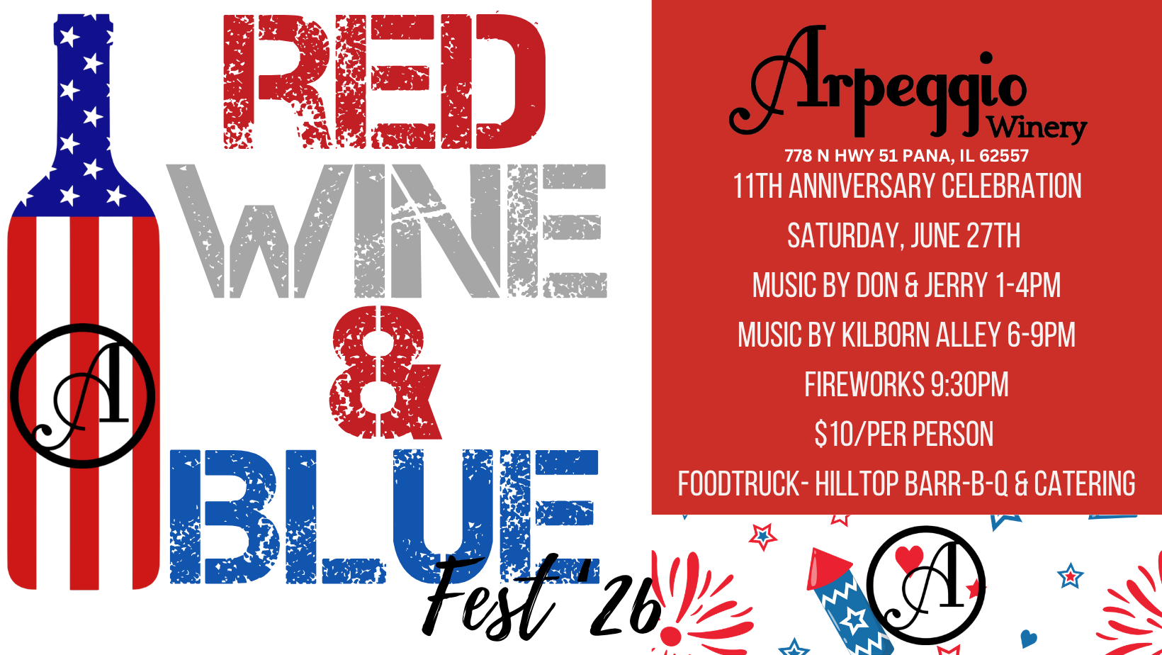 RED, WINE &amp; BLUE FEST