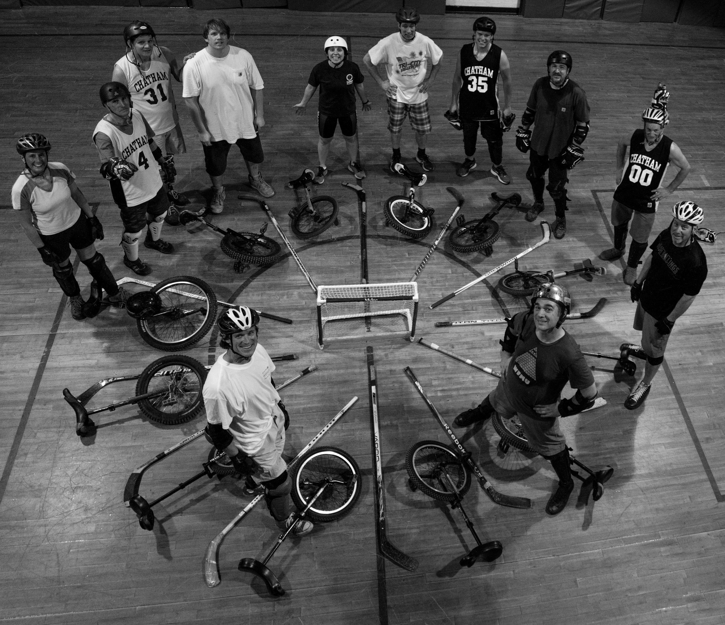 BW Chatham NY Unicycle Hockey 