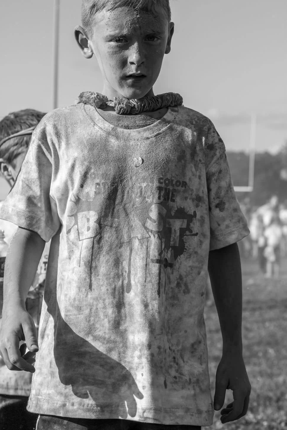 BW Color Run kid