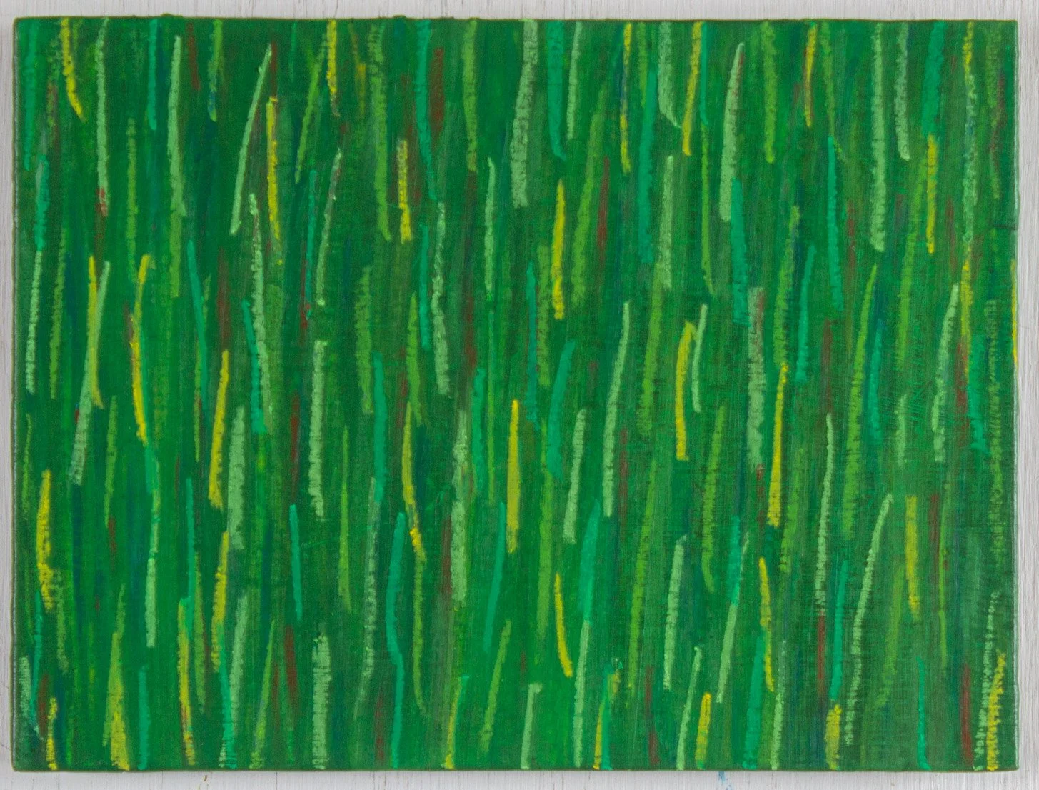 9x12 acrylic, oil pastel on board
