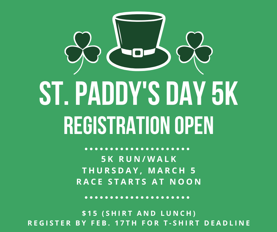 St. Paddy's Day 5k Run/Walk