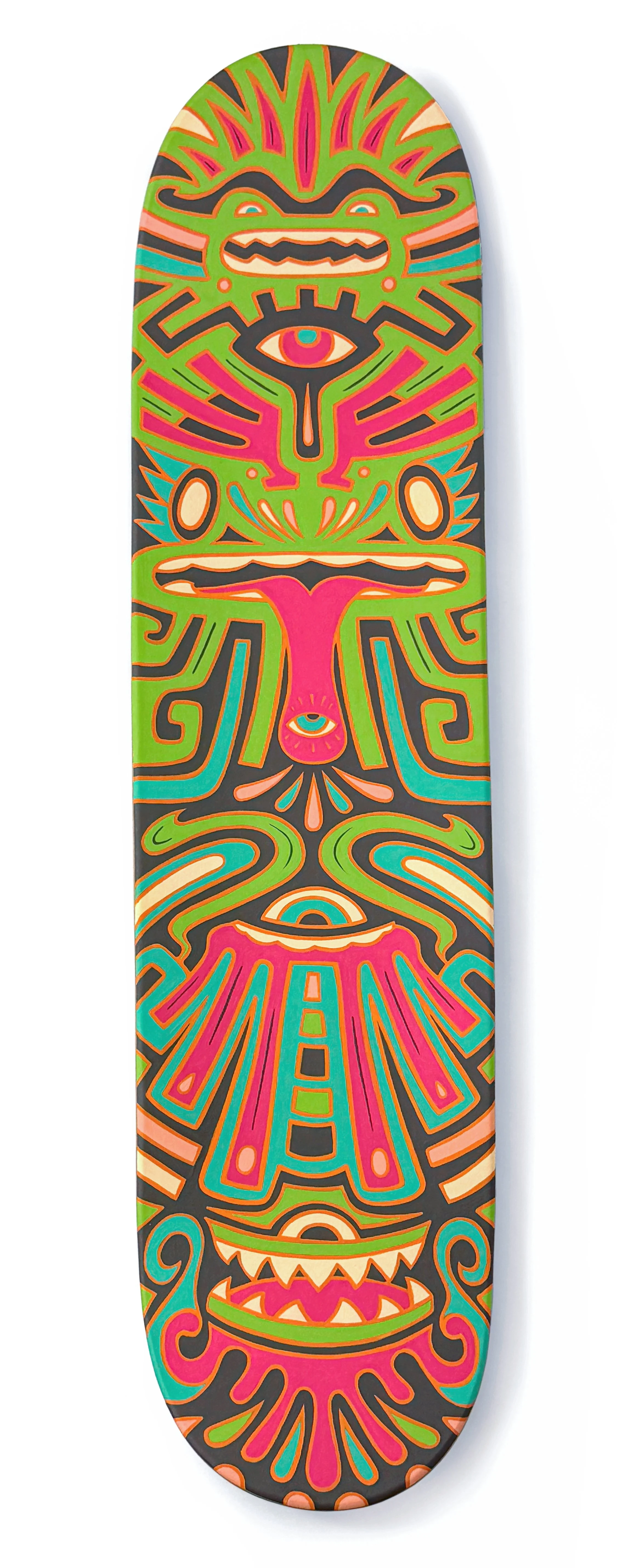  ‘Mana’ Custom painted skateboard Acrylic on Maple wood January, 2026 