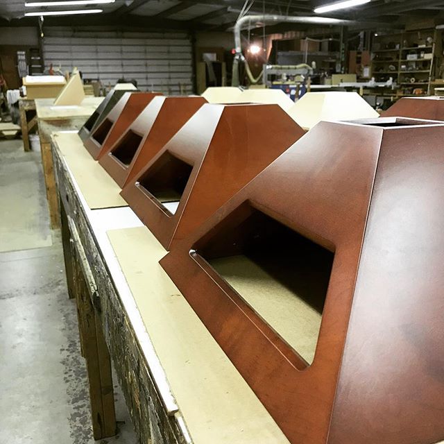 These unique creations will soon become Pyradyms. Pyradym is a pyramid-shaped, quartz-topped sound healing instrument that produces analog sound waves to facilitate physioacoustic healing. • • •
#healing #asheville #customwoodwork #828isgreat