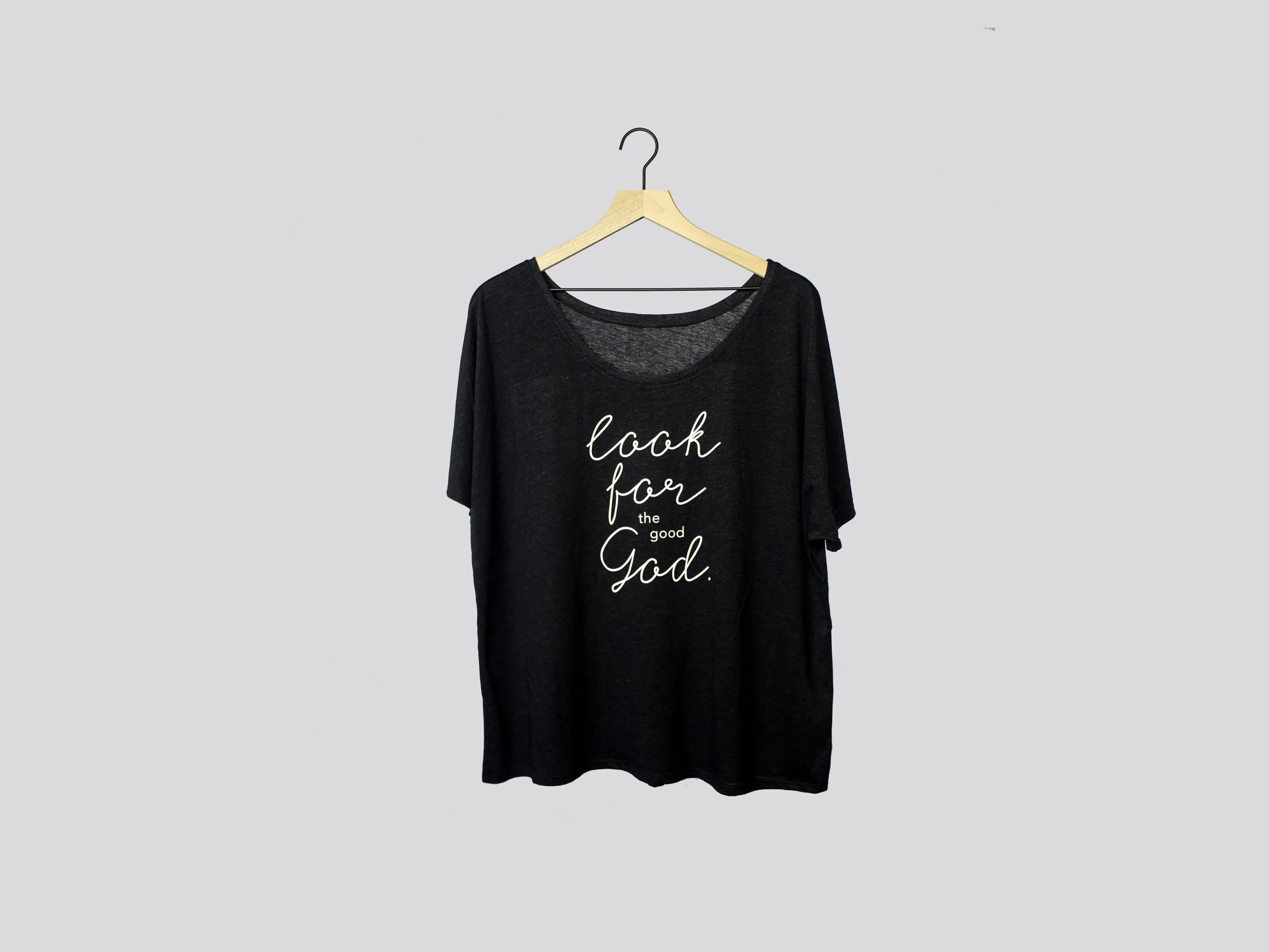 "Look for God" Charcoal Shirt