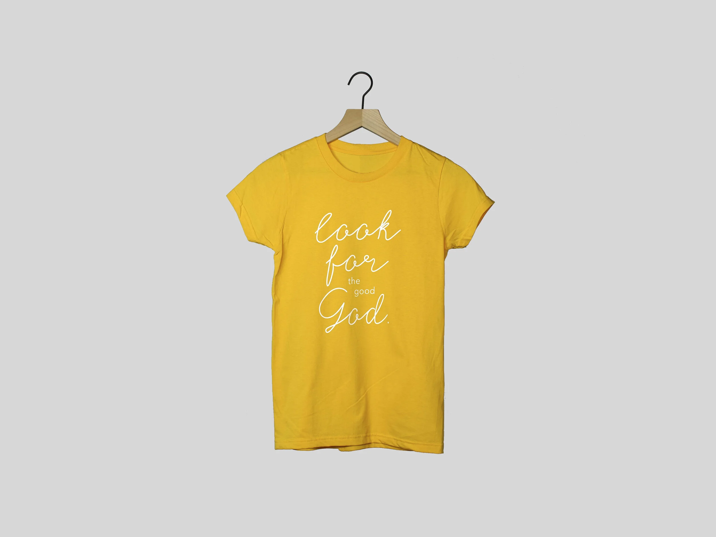 "Look for God" Gold Shirt