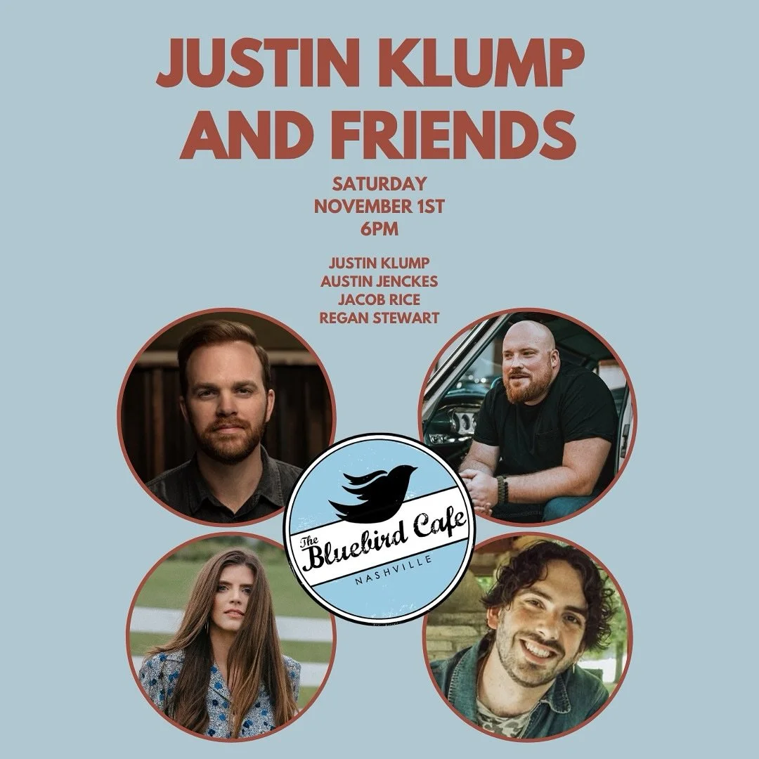 next Saturday with the bros at the @bluebirdcafetn 🧡✨