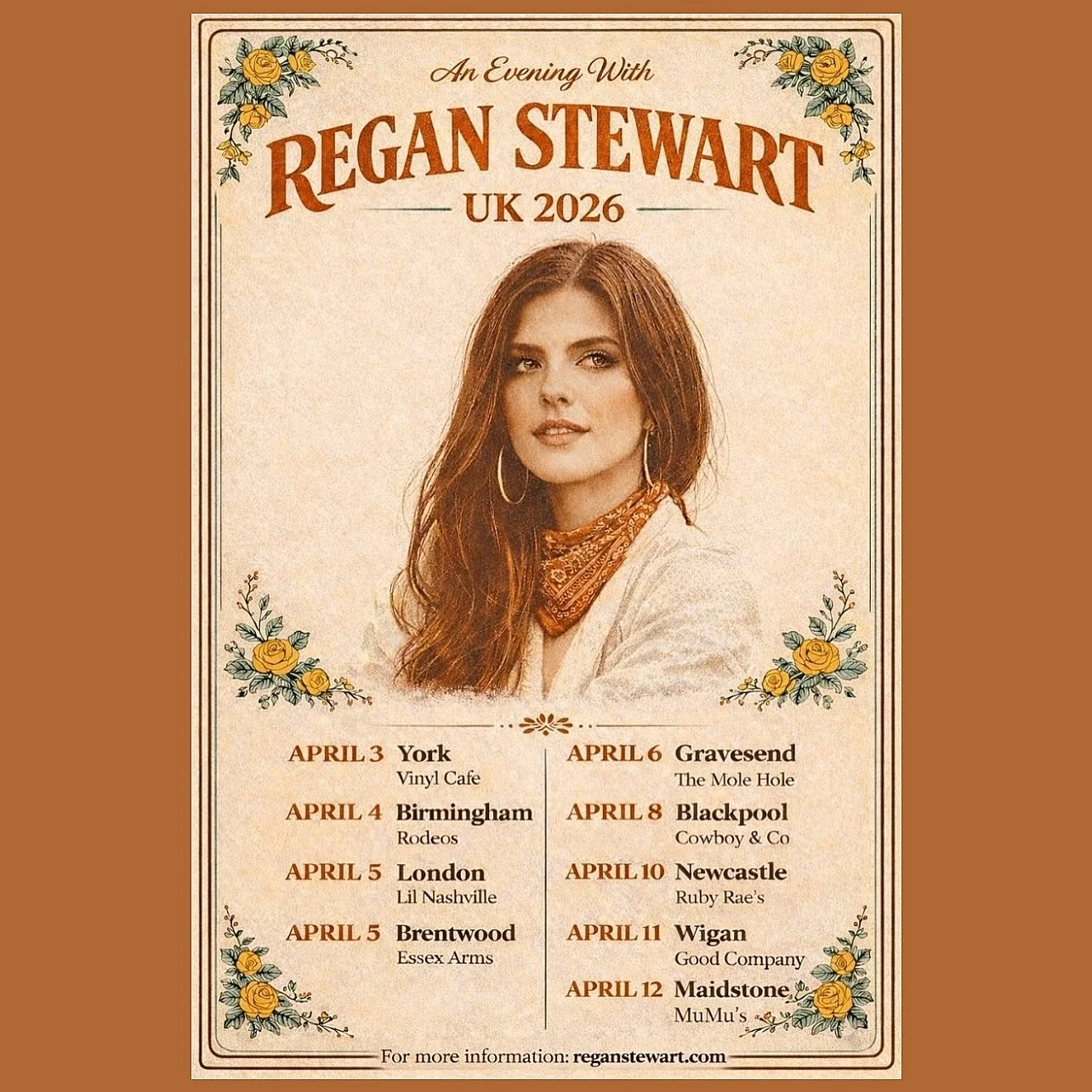 ONE WEEK FROM TODAY 🧡
your girl&rsquo;s headed to the UK to sing some songs 
excitement level: 12/10 
can&rsquo;t wait to make so many new friends!!