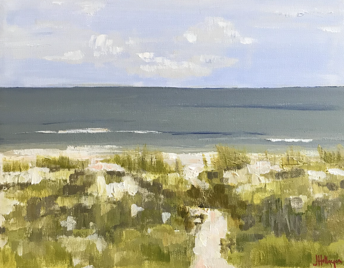 "Salter Path" - 10x12 acrylic on canvas