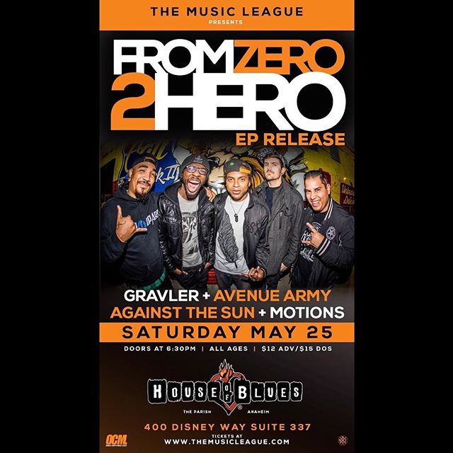 It&rsquo;s been almost 2 years since our sold out CD release show at #houseofblues . Let&rsquo;s help @z2hofficial sell out theirs! All band on this bill have tickets available or cop from #ticketmaster . C u ther bb