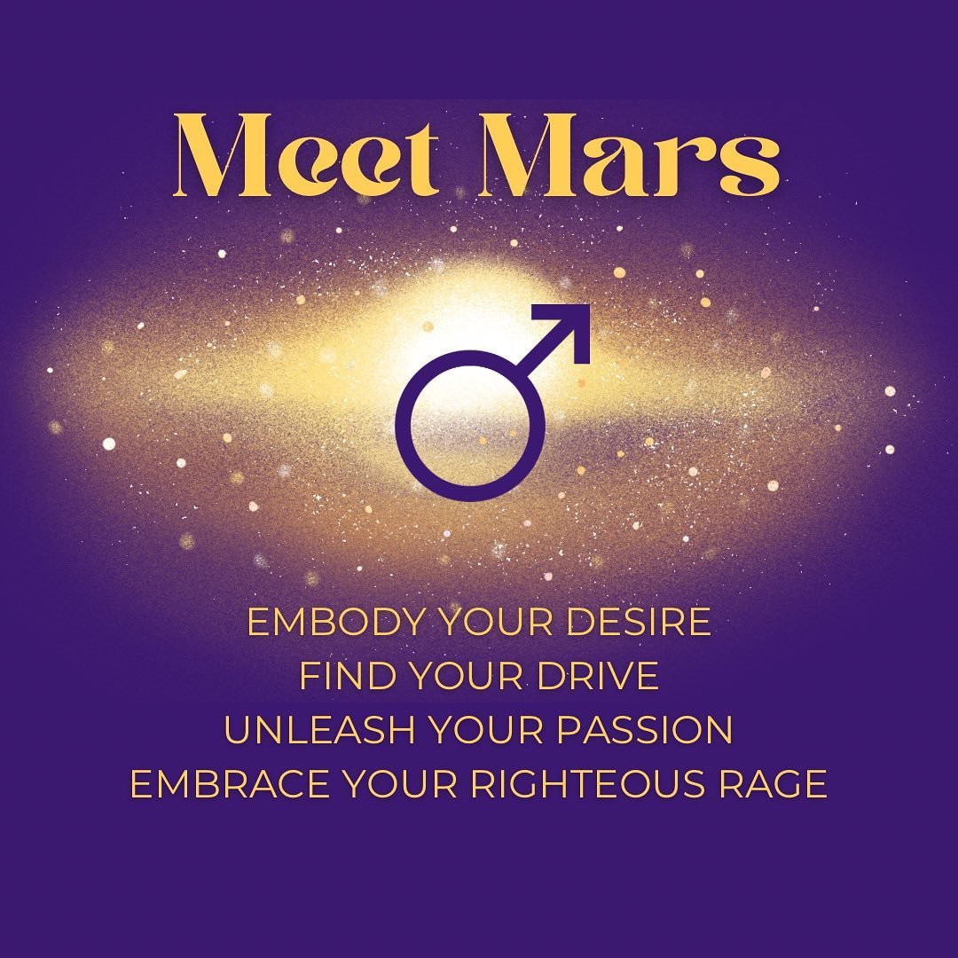 MARS : EMBODY YOUR DESIRE, DRIVE, PASSION &amp; RIGHTEOUS RAGE 

This reading works to strengthen your relationship to the martian aspects of your life:

-Explore your passion and drive: what gets you activated &amp; excited?

-Experience greater cou