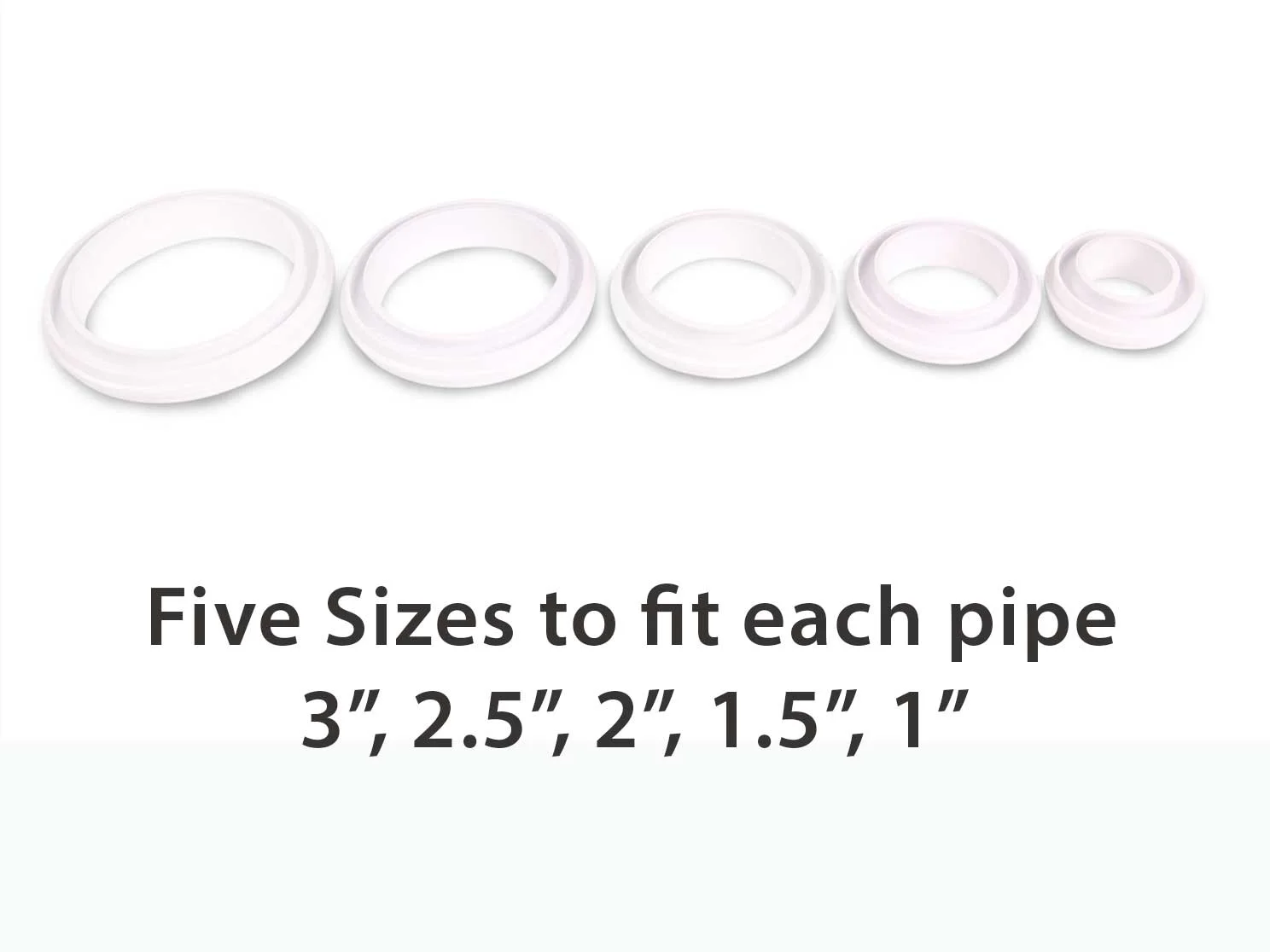 Water Stop Pipe Sleeves — Color Match Pool Fittings